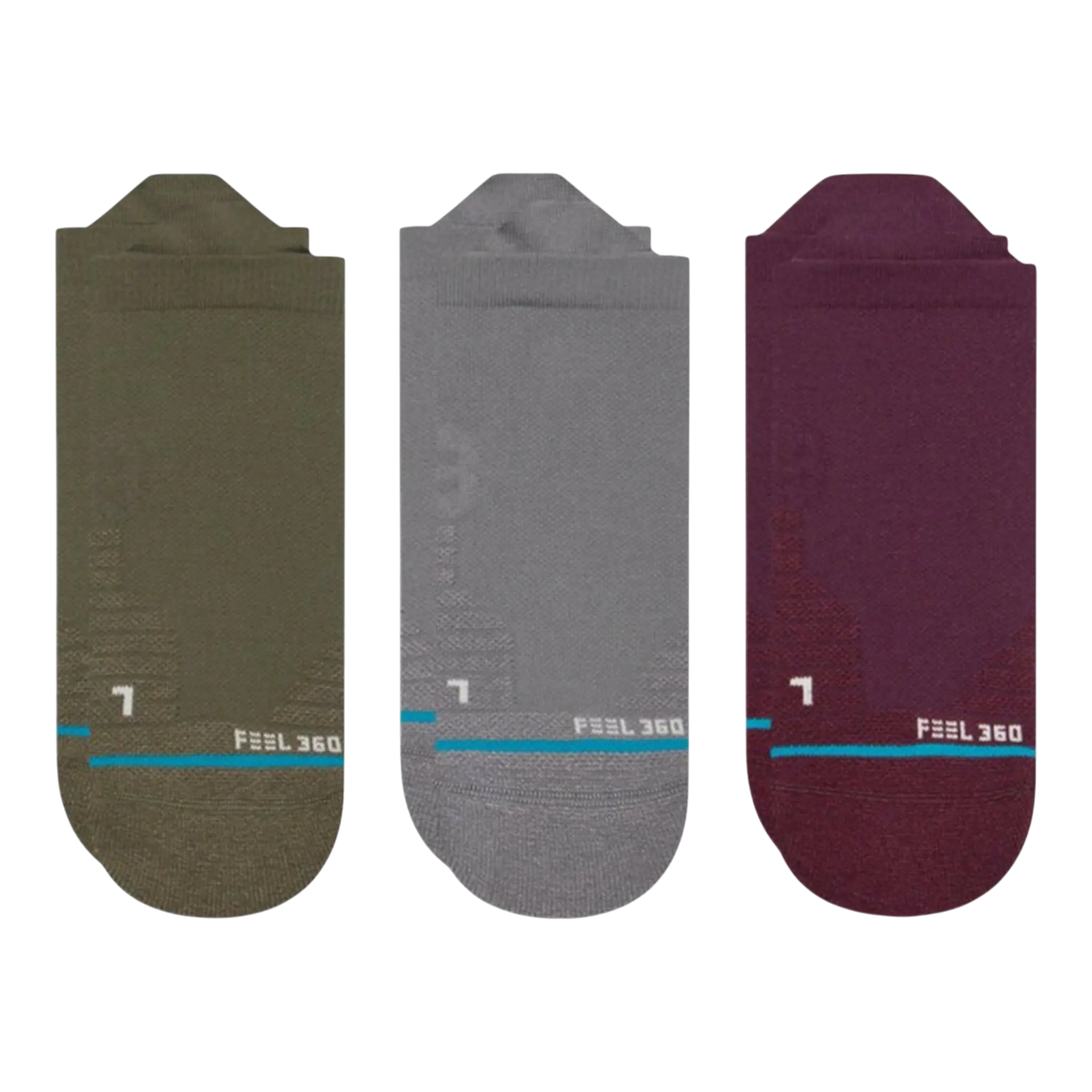 Stance Feel 360 - Army Tab 3-Pack Golf Ankle Socks Stance