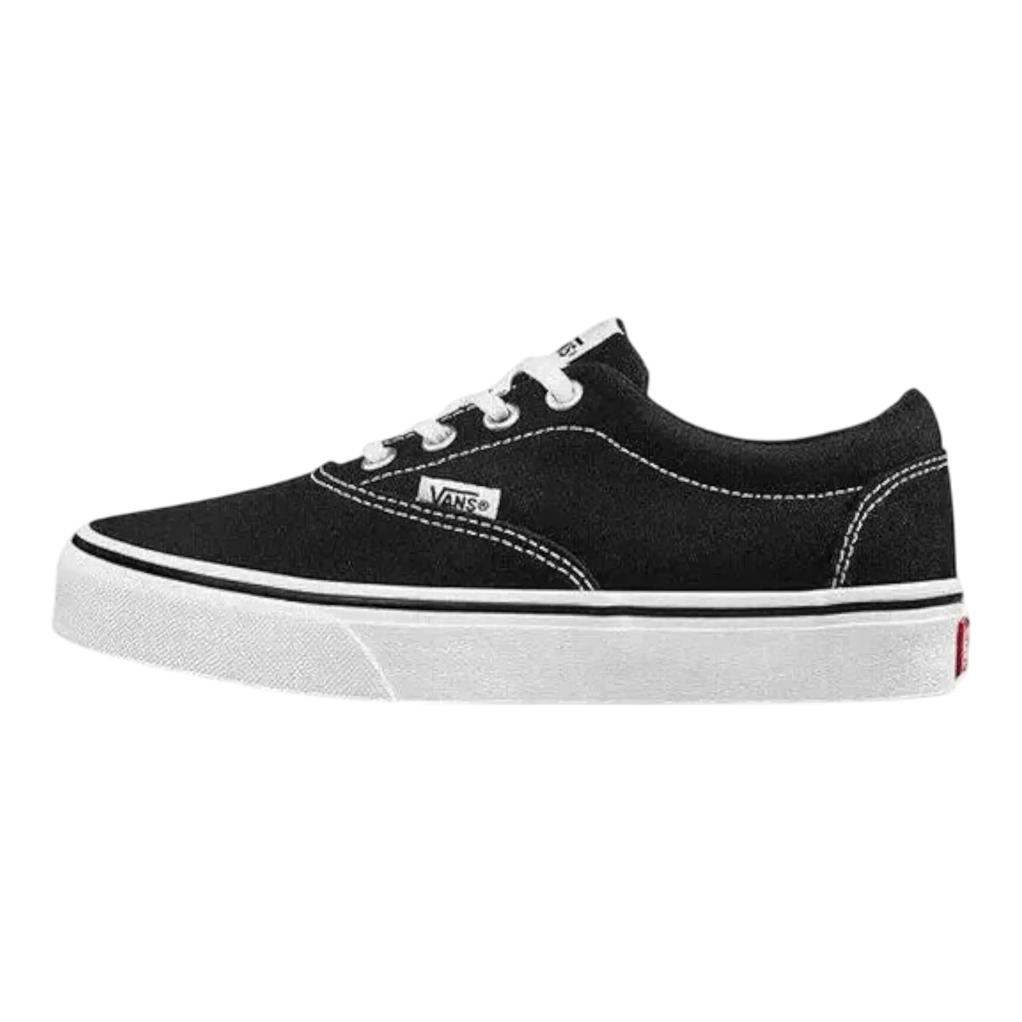 Vans Doheny Women's Black White Canvas Low Top Skateboard Shoes Vans