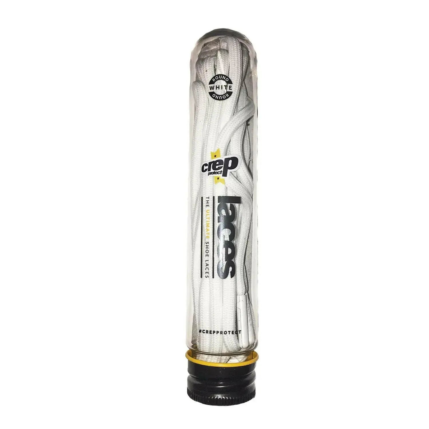 Crep Protect The Ultimate Round Shoe Laces White Stylish Sneaker Fit Stain Proof.