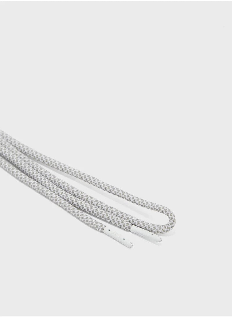 Crep Protect The Ultimate Round Shoe Laces White Gray Stylish Sneaker Fit