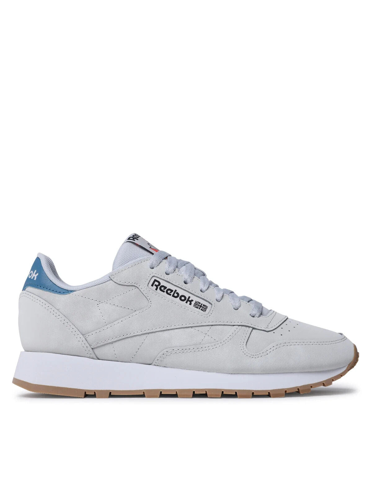 Reebok Classic Leather LifeStyle Sneaker Men's Gray Blue Low Top Shoes