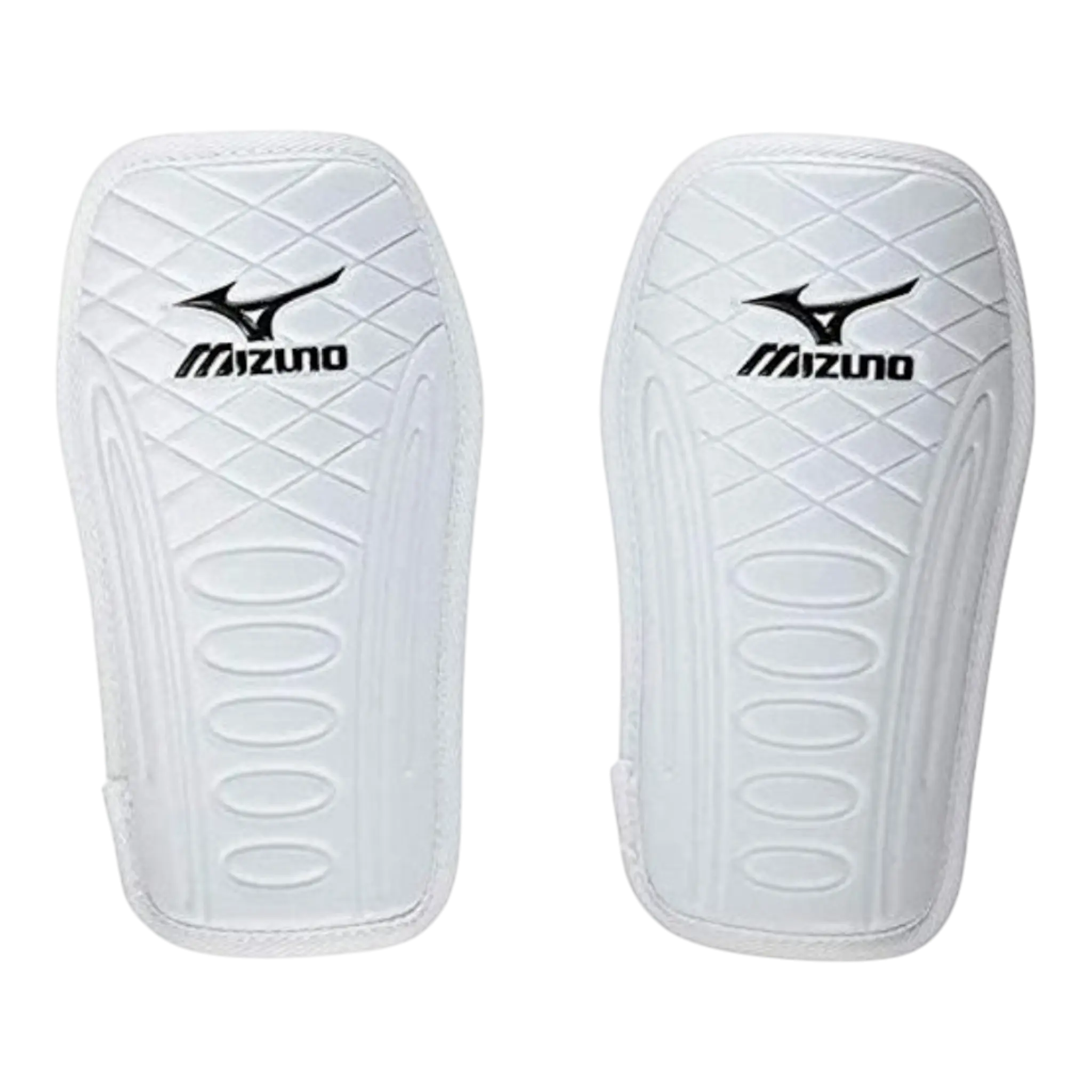 Mizuno Football Shin Guards Unisex One Size White Premium Protection Mizuno