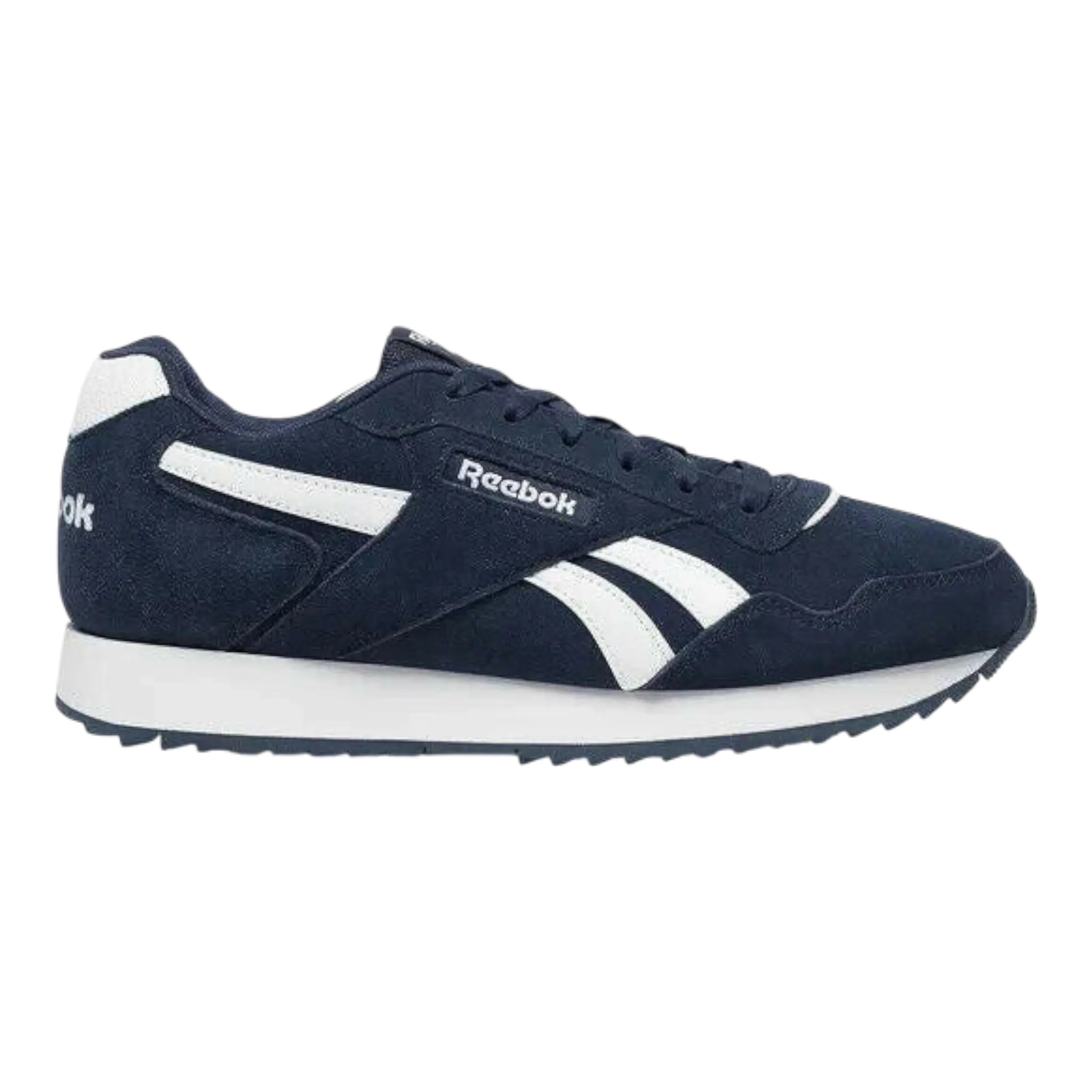 Reebok Classic Glide Ripple Lifestyle Sneaker Men's Navy Blue Suede Reebok