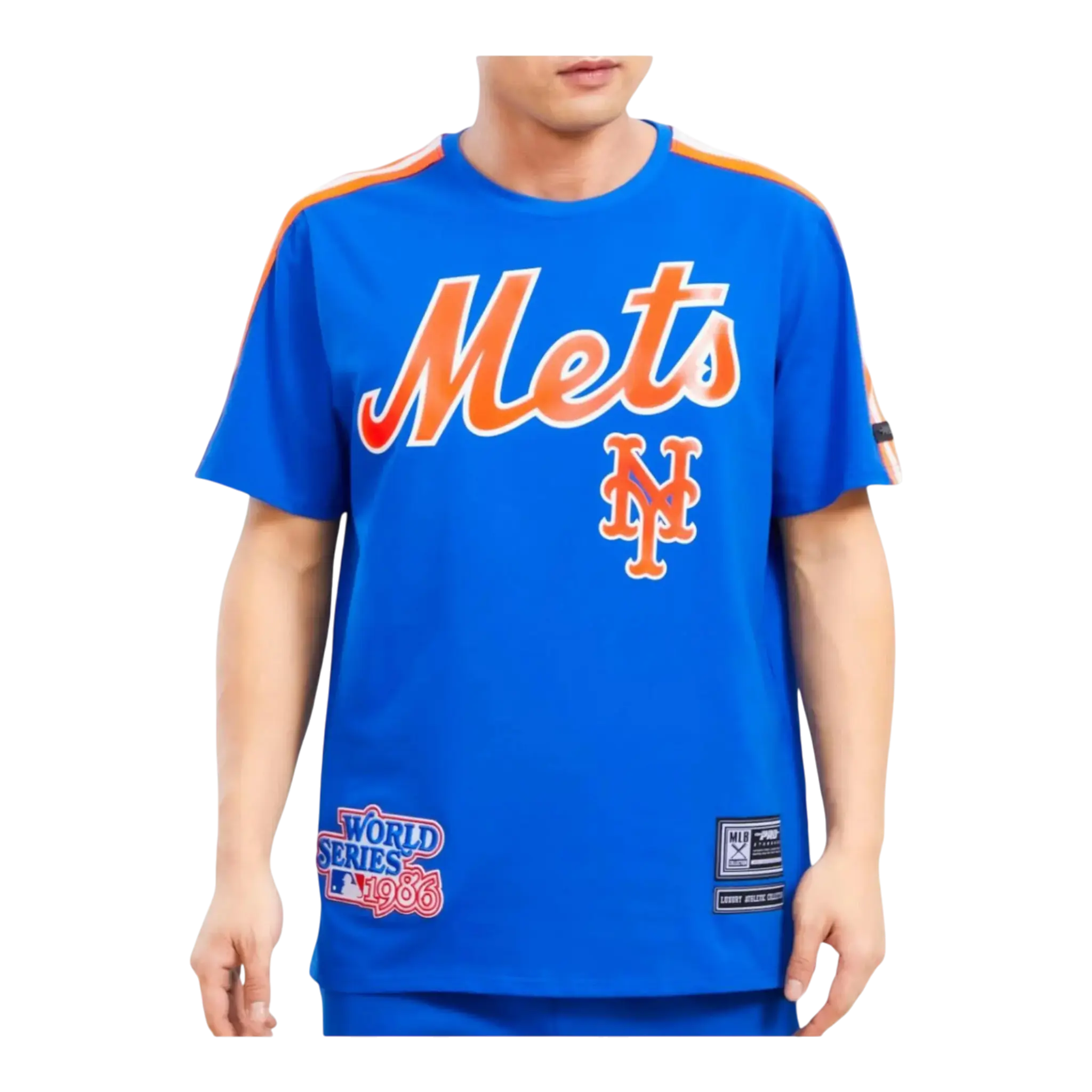 Pro Standard MLB New York Mets Logo Pro Team Taping Shirt Pro Standard