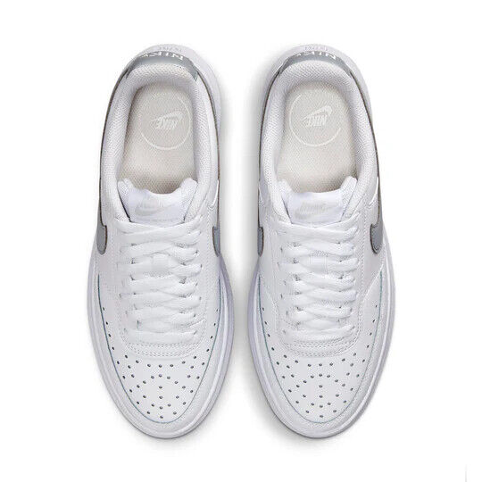 Nike Court Vision Alta Sneakers Women's White Low Top Casual Shoes