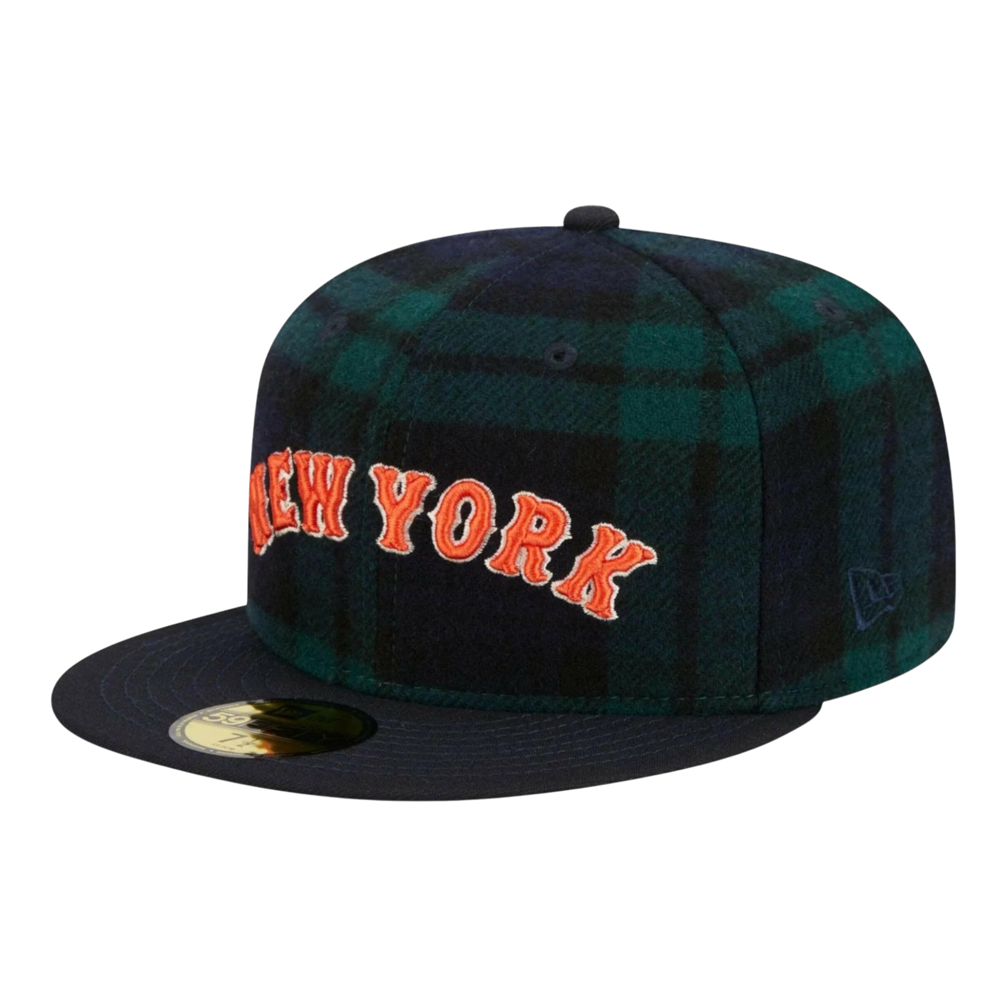 New Era 59Fifty MLB New York Mets Plaid Fitted Hat New Era