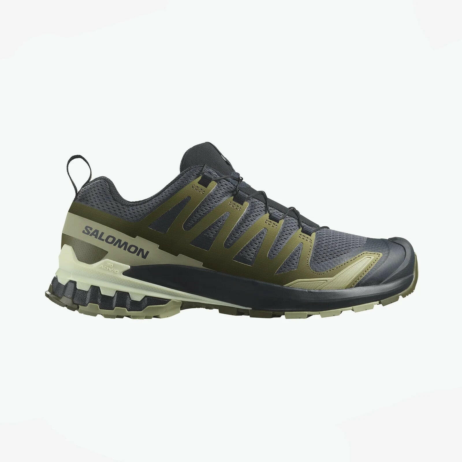Salomon XA PRO 3D V9 474675 Sneakers Men Black Green Low Top Trail Running Shoes.