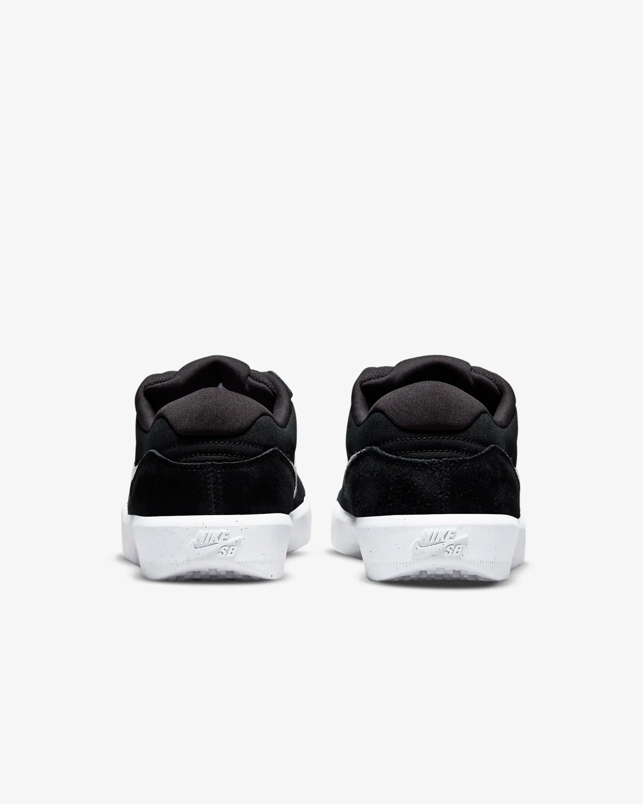 Nike SB Force 58 Sneakers Men's Black Suede Skateboard Shoes