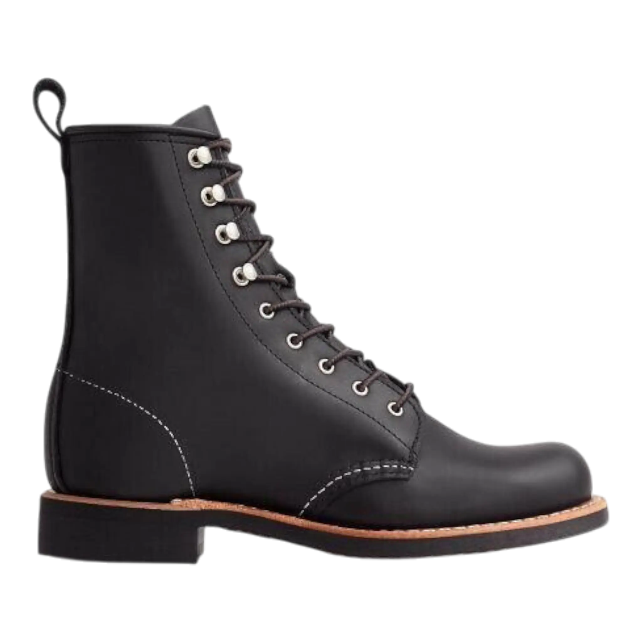 Red Wing Silversmith 3361 Short Boots Women US 7 Black Boundary Leather Lace-Up Red Wing Shoes