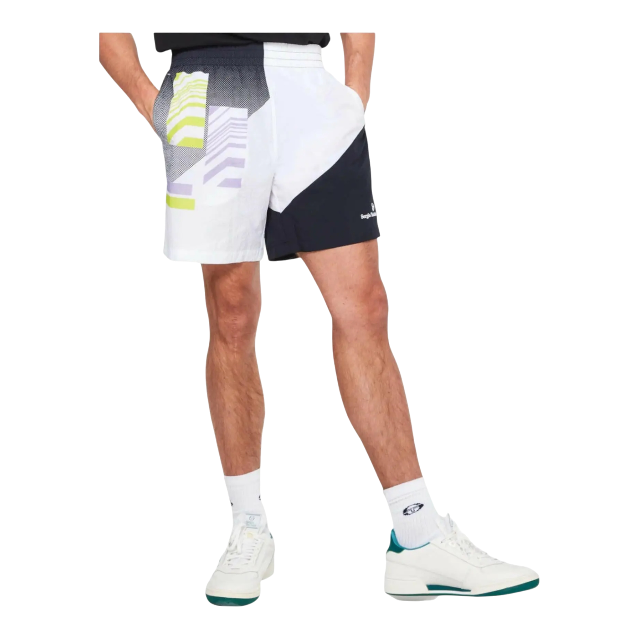 Sergio Tacchini Checkered Print Men's Shorts Sergio Tacchini