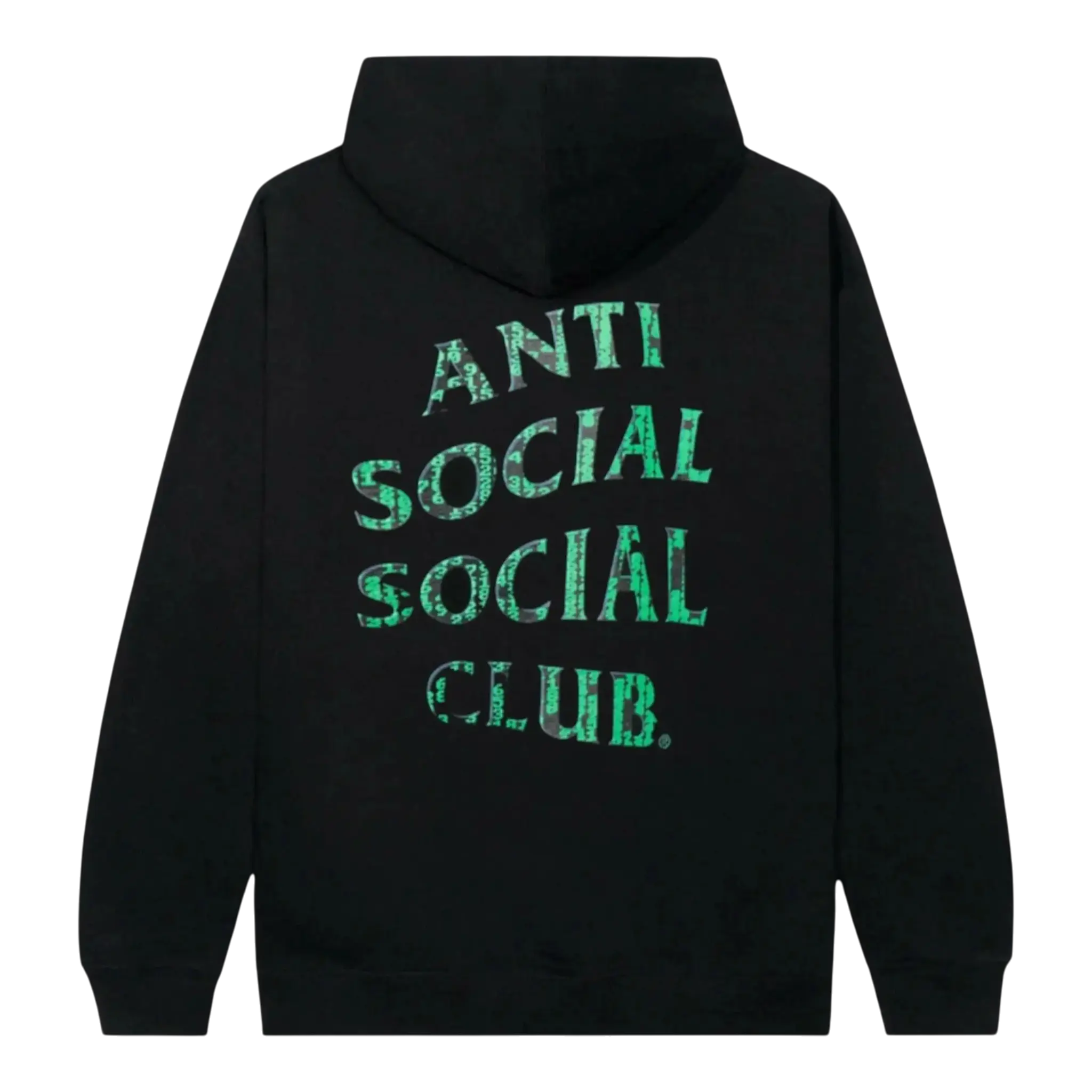 Anti Social Social Club Glitch Men Hoodie Black Anti Social Social Club