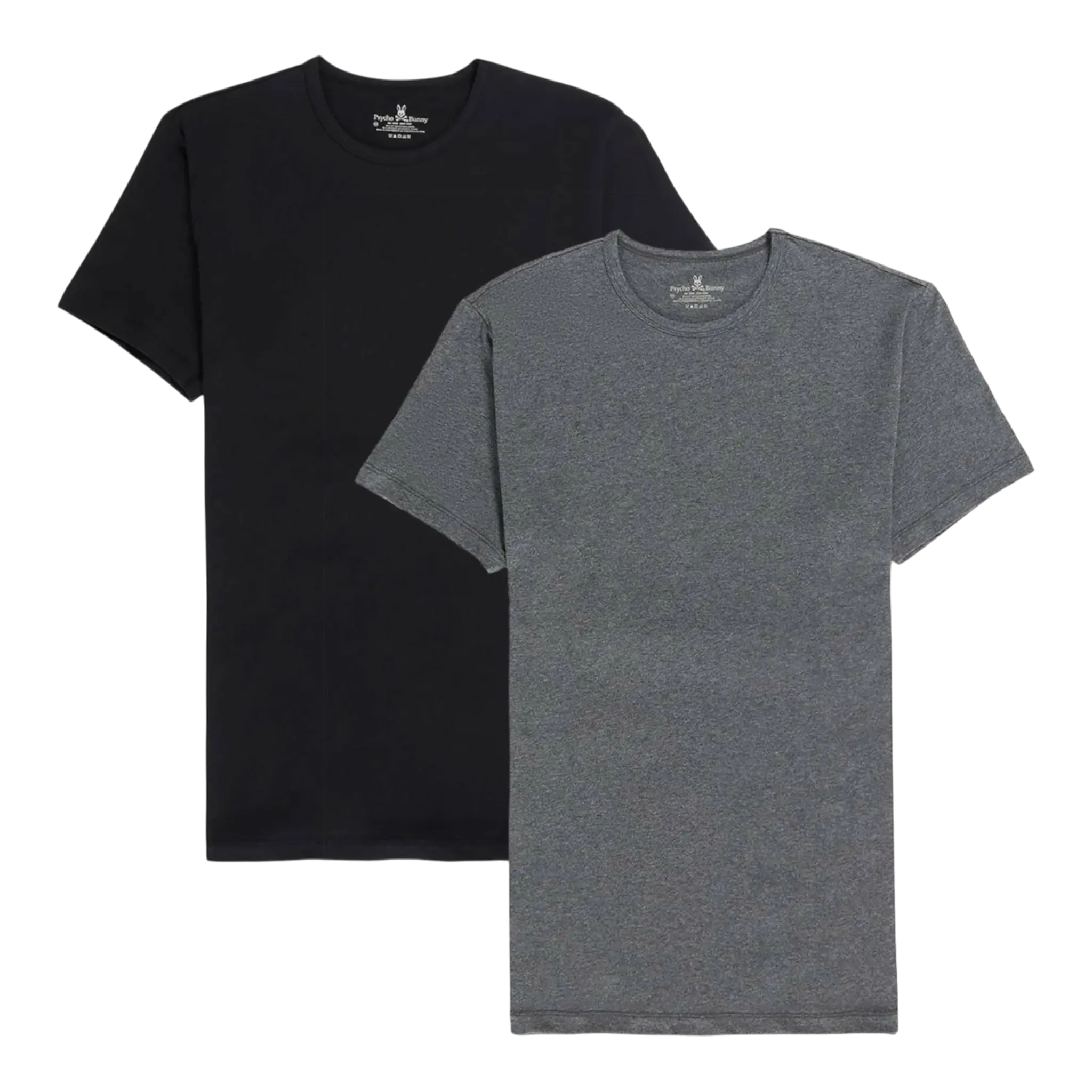 Psycho Bunny Crew Neck Tee Men's Undershirt 2-Pack Psycho Bunny
