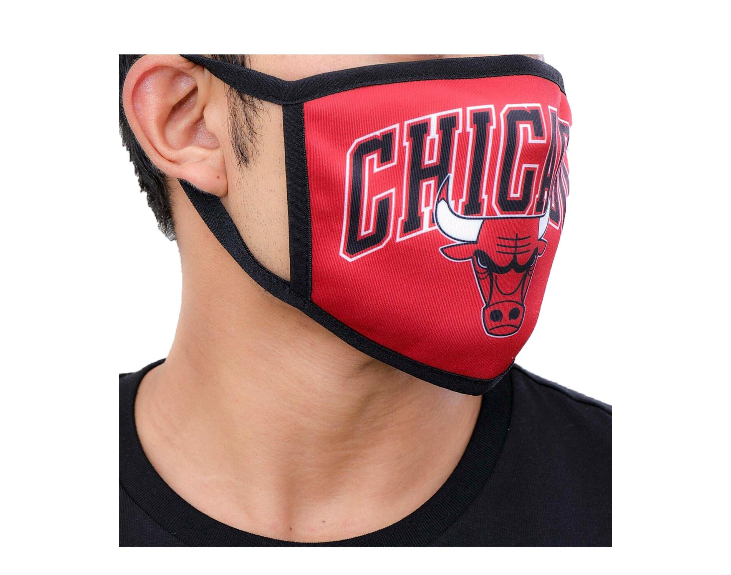 Pro Standard NBA Chicago Bulls Face Covering Mask - 2 Pack.