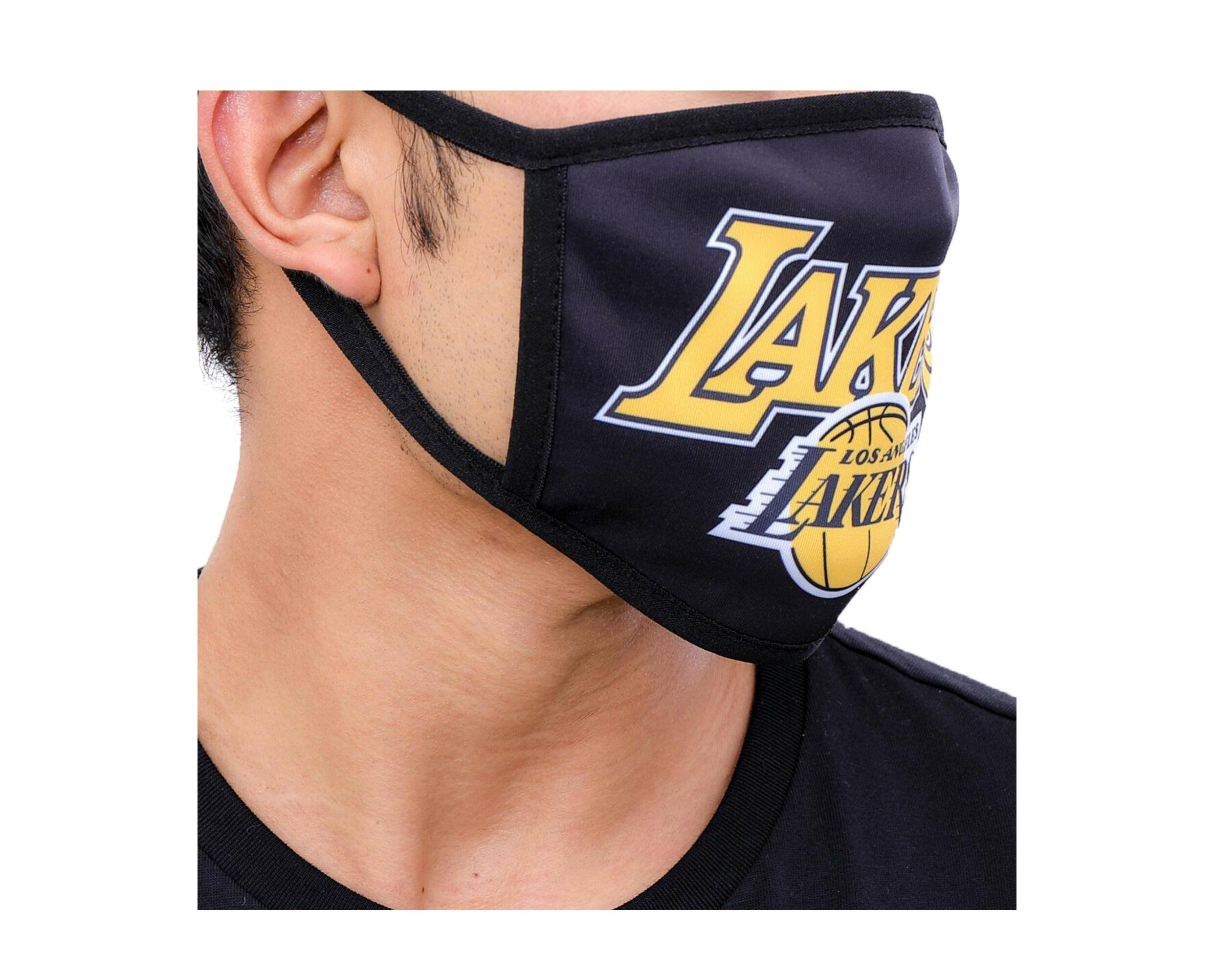 Pro Standard NBA Los Angeles Lakers Face Covering Mask - 2 Pack.