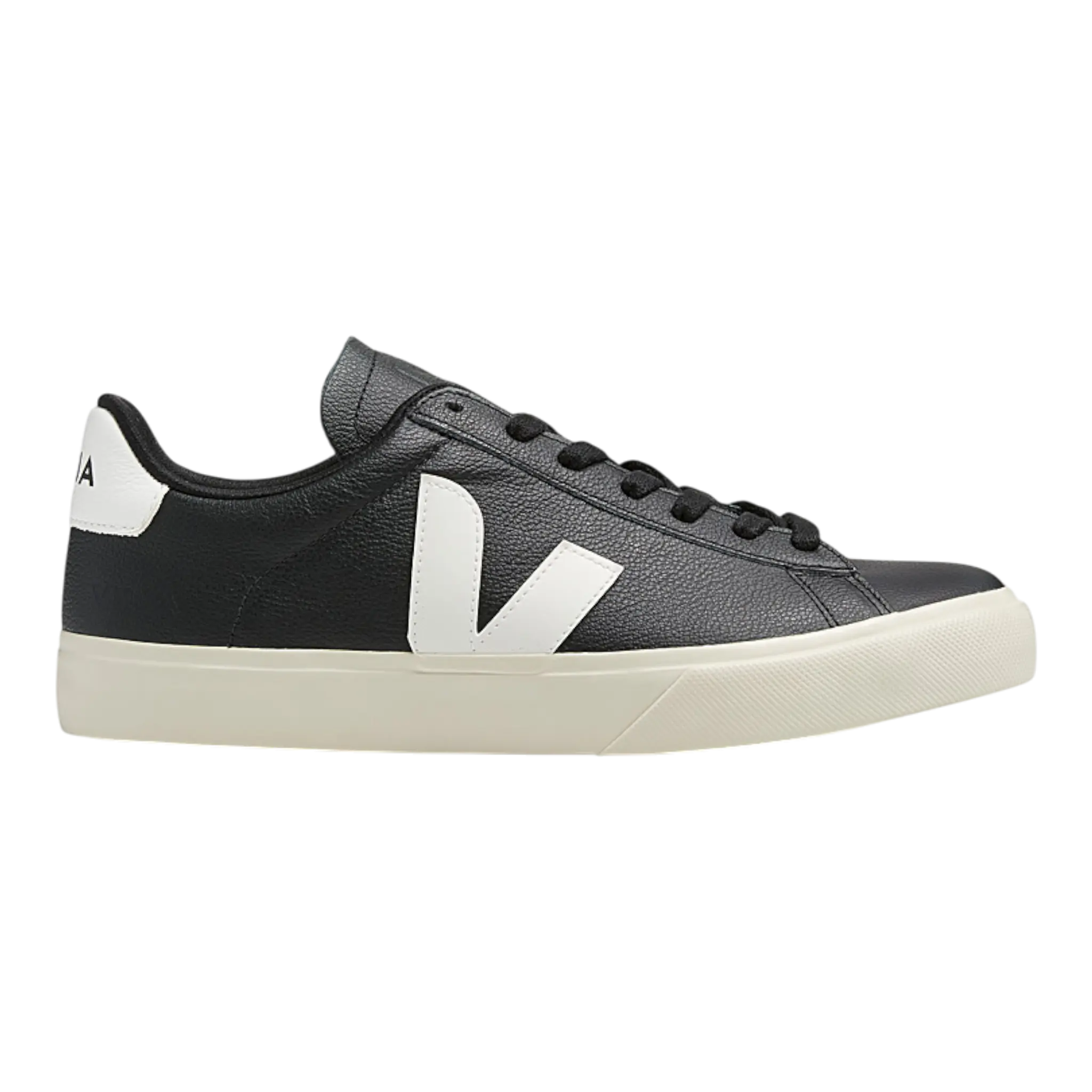 Veja Campo Chromefree Leather Men’s Sneakers – Black/White VEJA