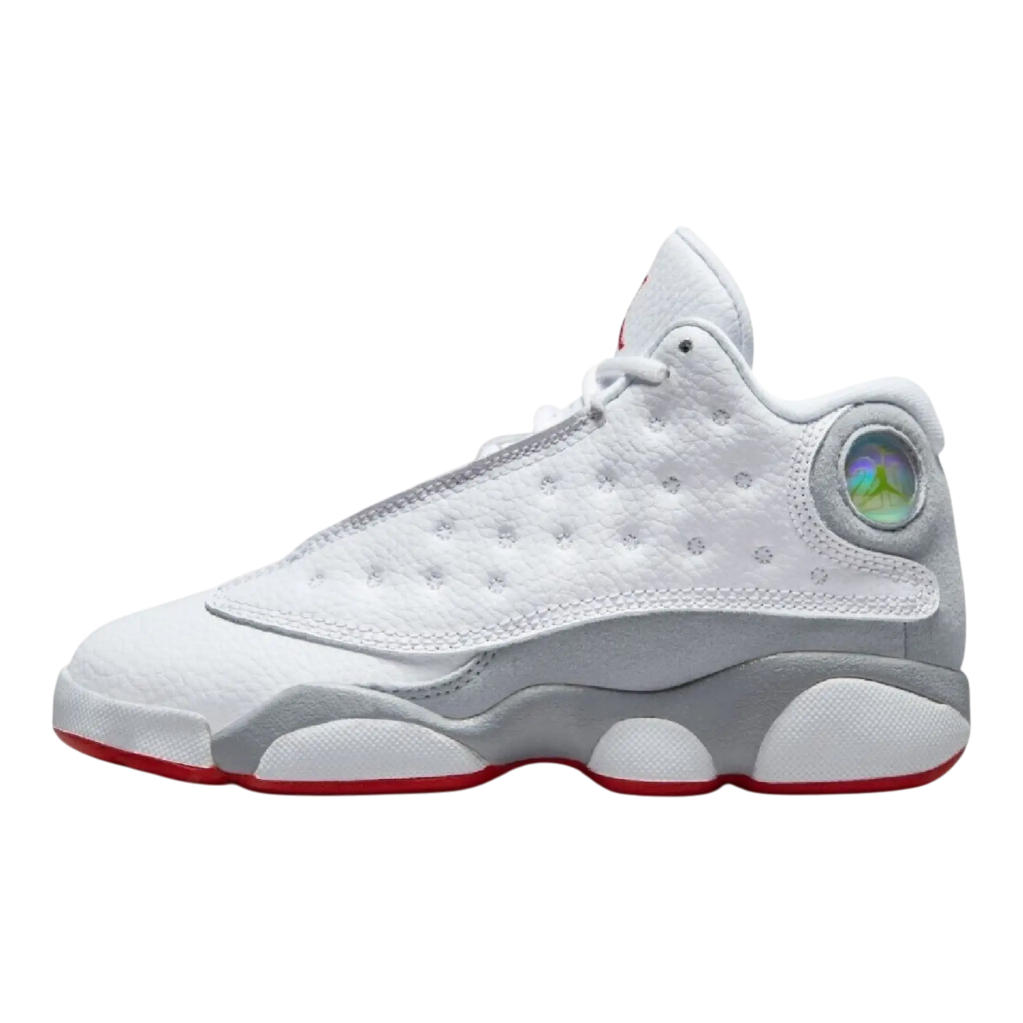 Jordan 13 Retro Kids Shoes White/True Red/Wolf Grey Jordan