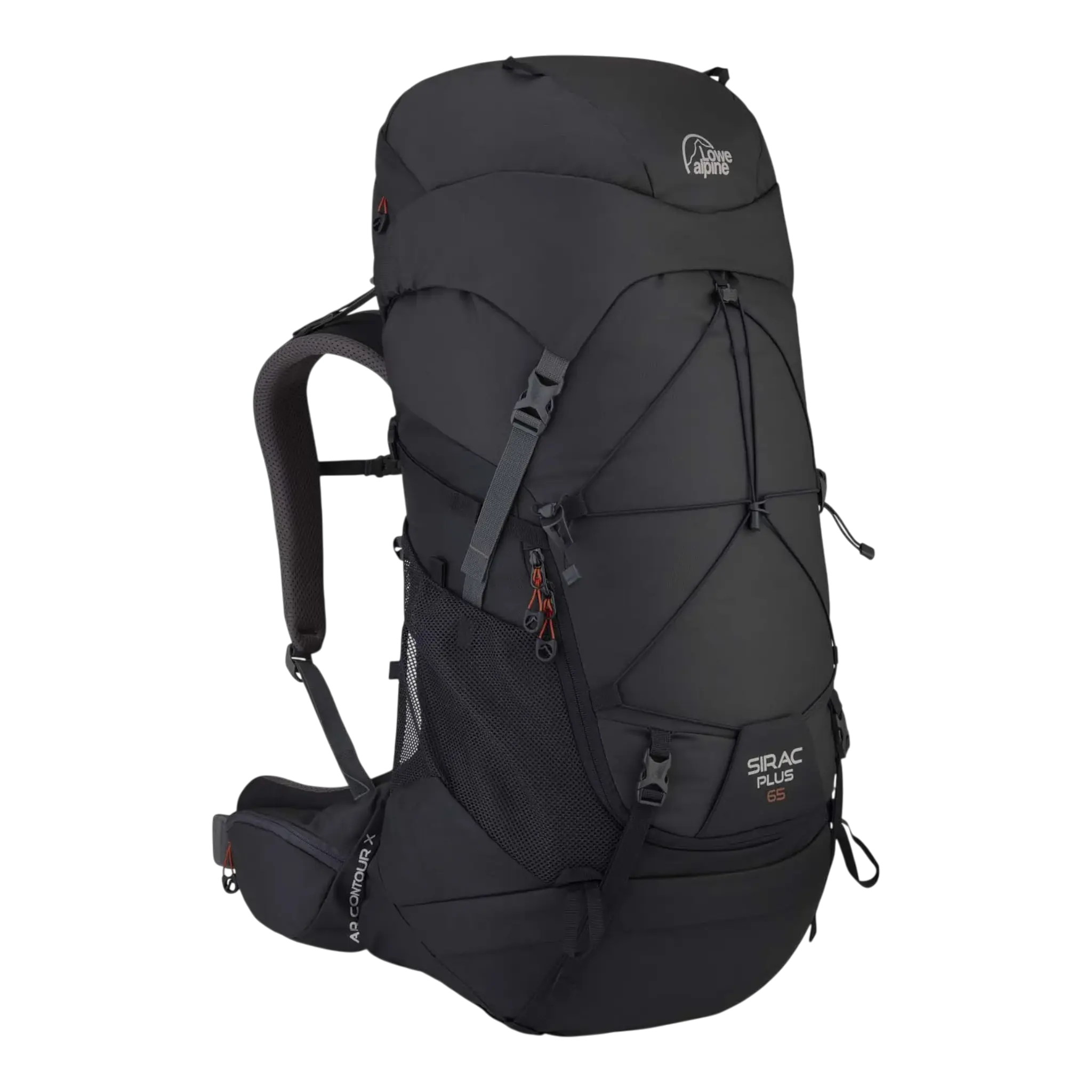 Lowe Alpine Sirac Plus 65L Trekking Pack Unisex Backpack Ebony Lowe Alpine