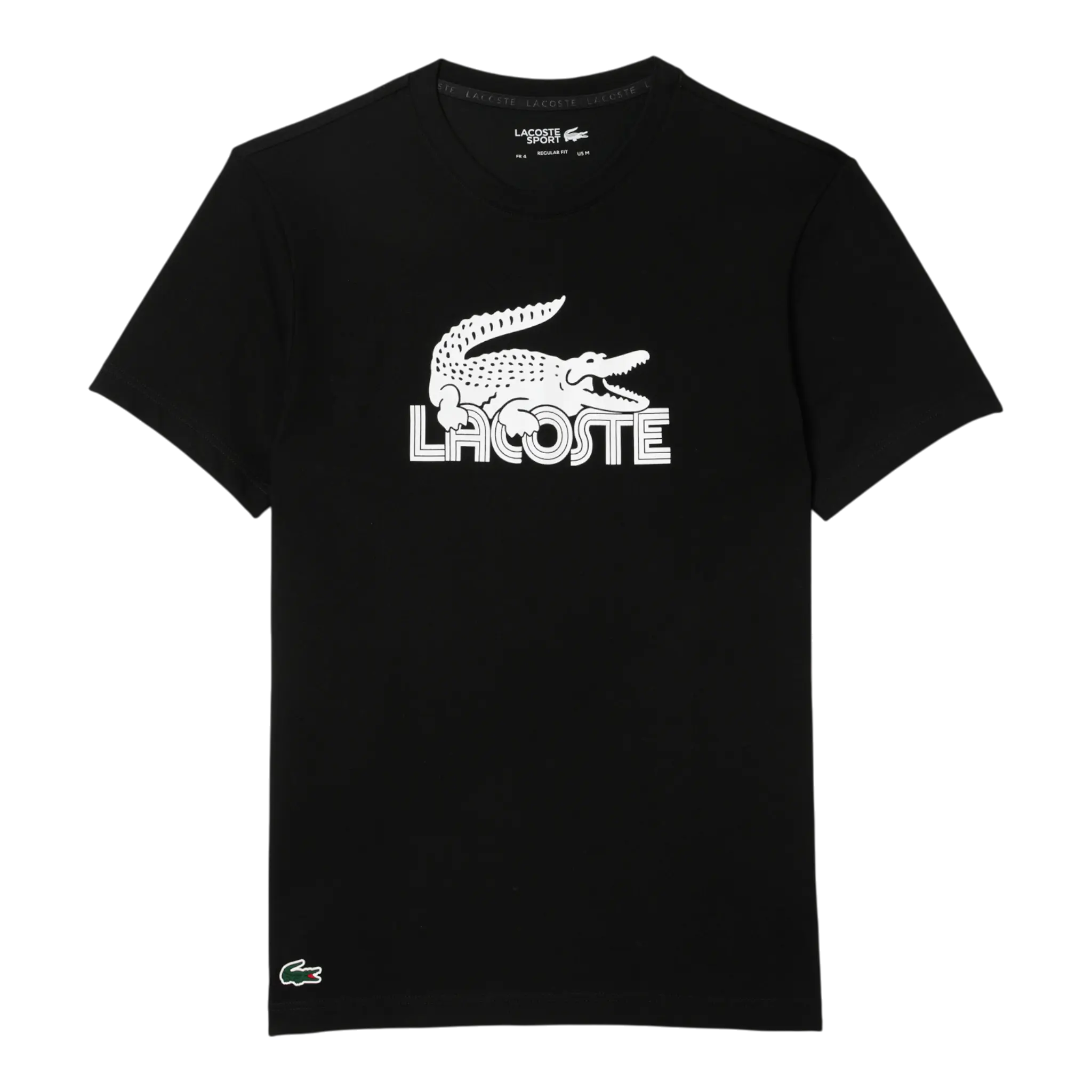 Lacoste Regular Fit Graphic Men’s T-Shirt Black LACOSTE