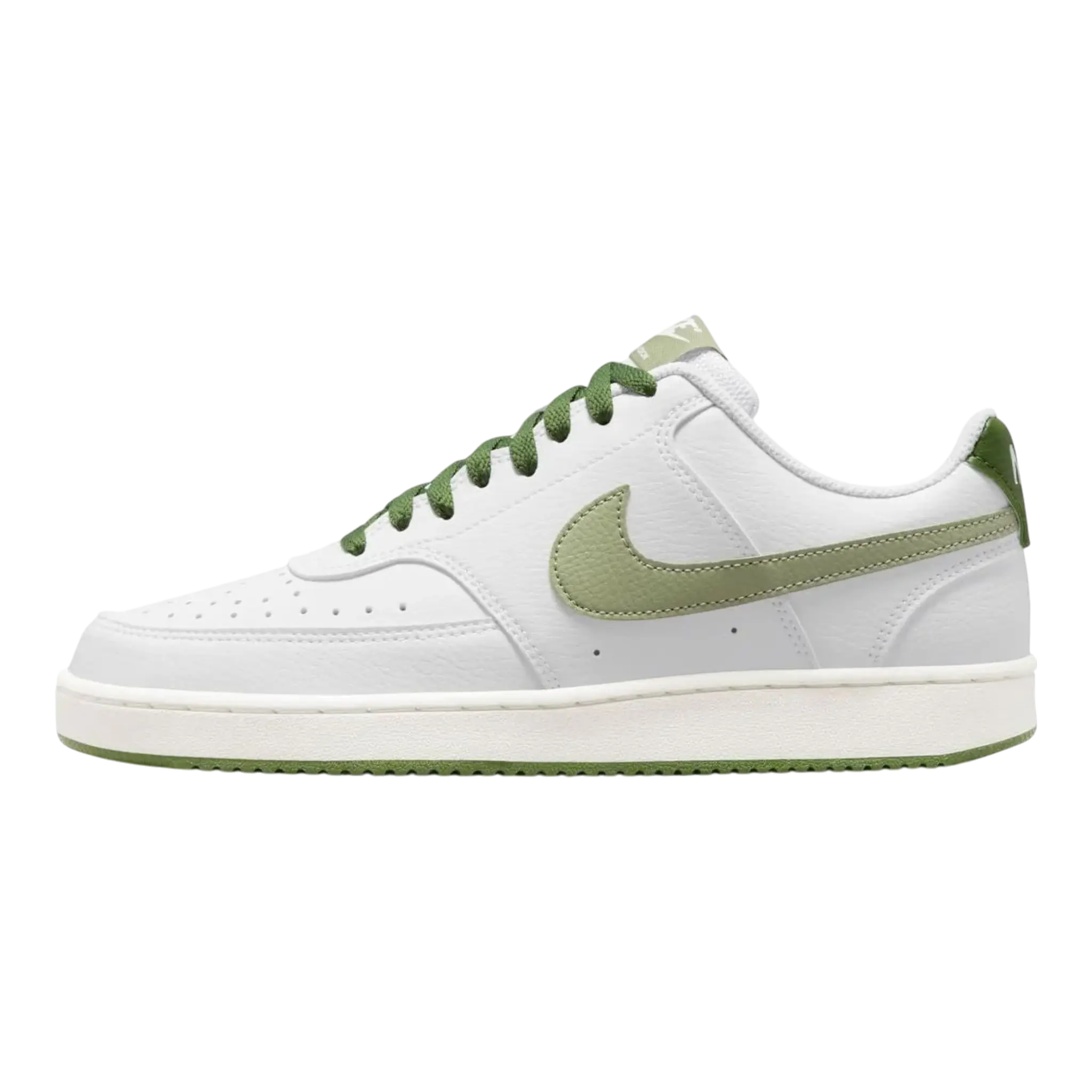 Court Vision Low Men’s Shoes White/Treeline/Sail/Oil Green Nike