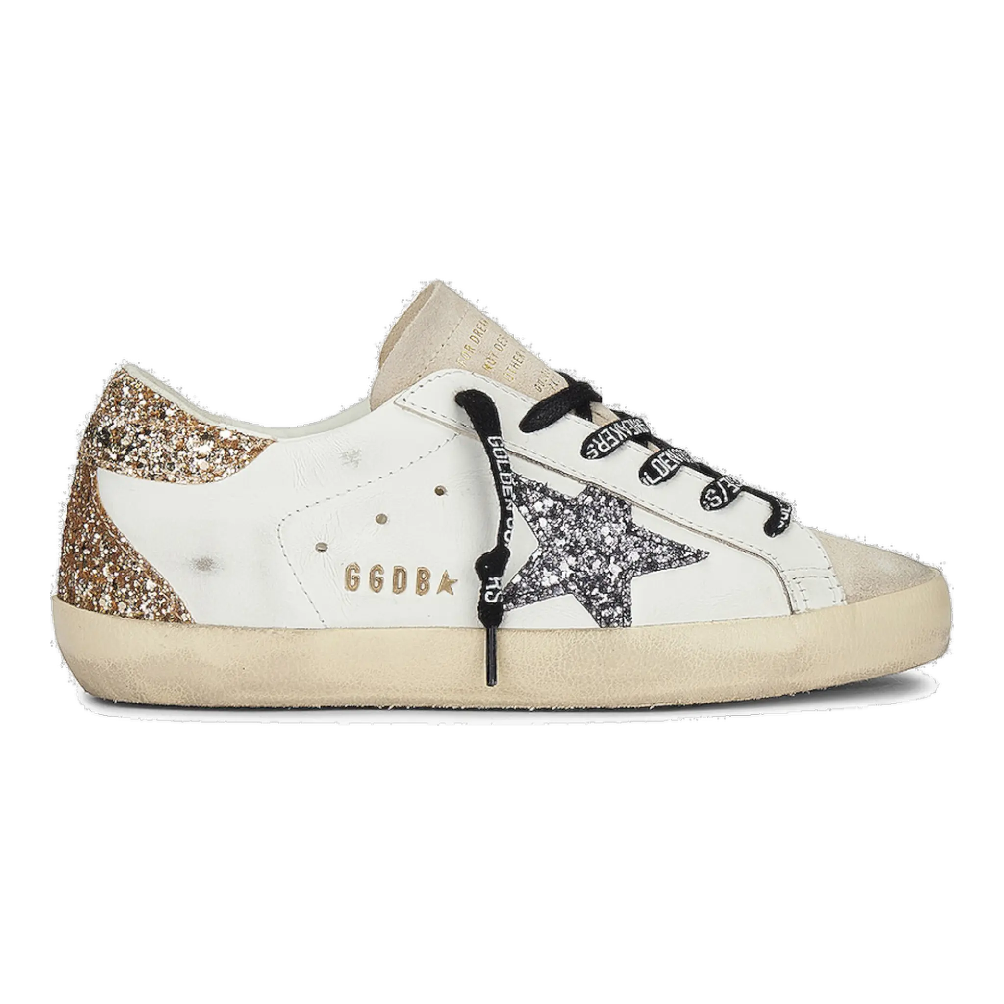 Golden Goose Super-Star Women Sneakers Optic White Seedpearl Glitter GOLDEN GOOSE