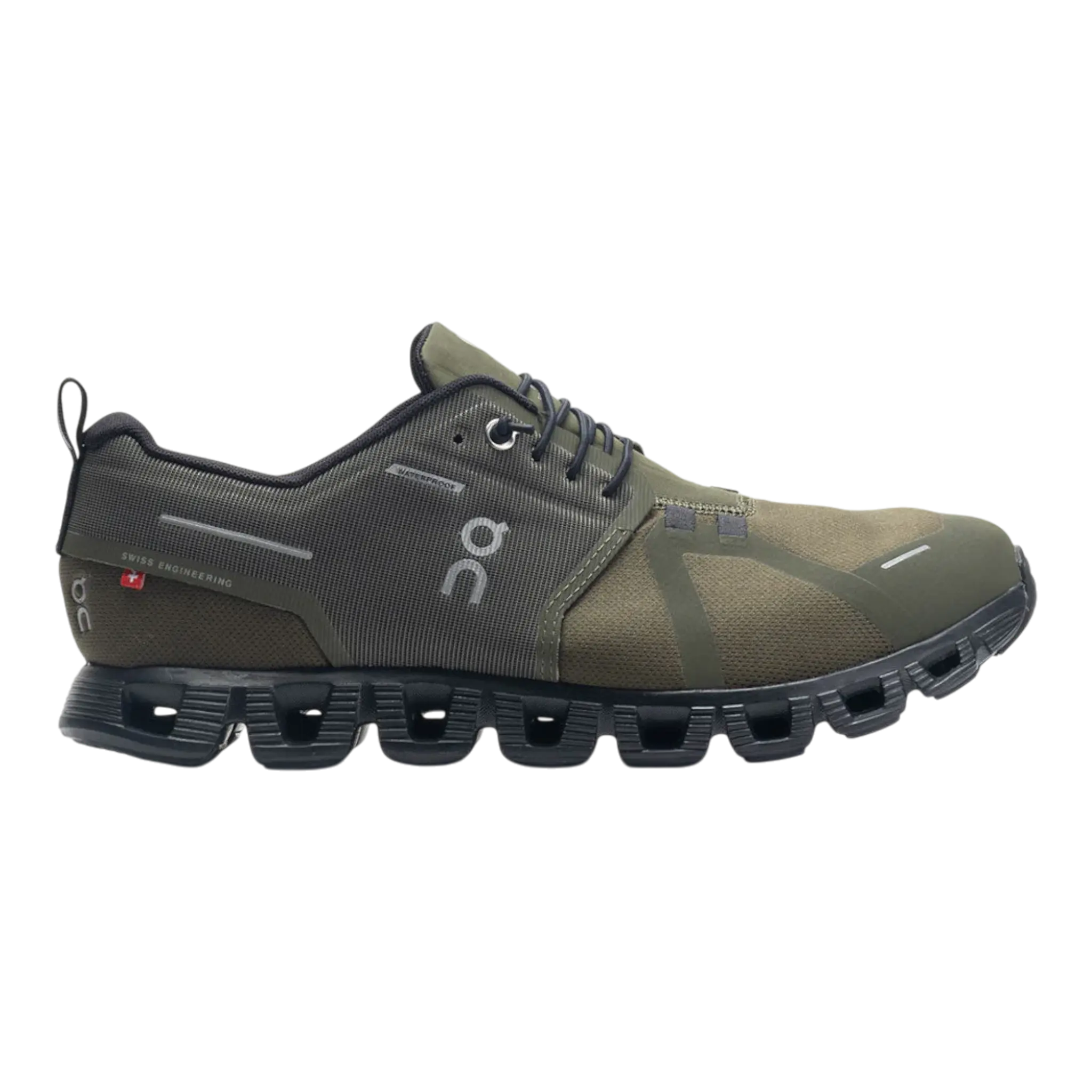 On Cloud 5 Waterproof Women’s Running Shoes Olive/Black ON