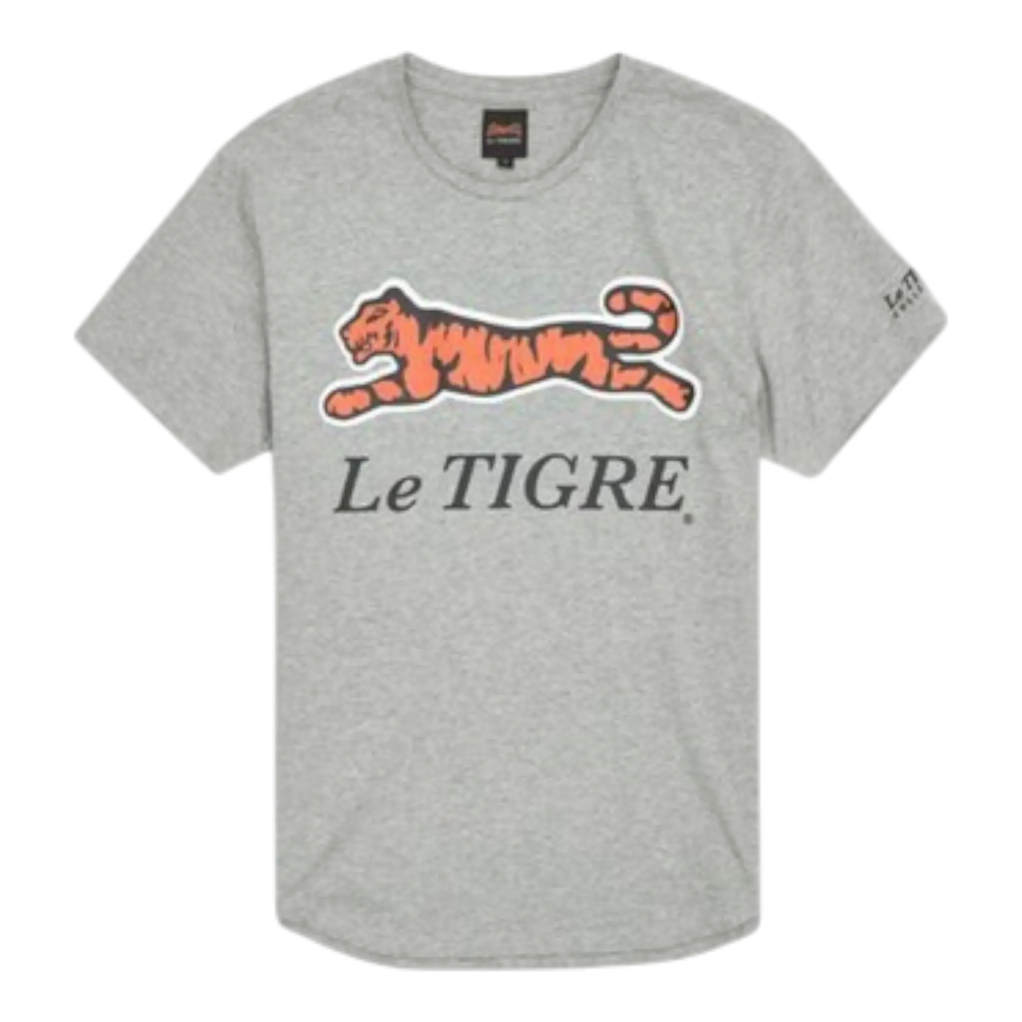Le Tigre Classic Logo Men’s T-Shirt – Grey Le Tigre