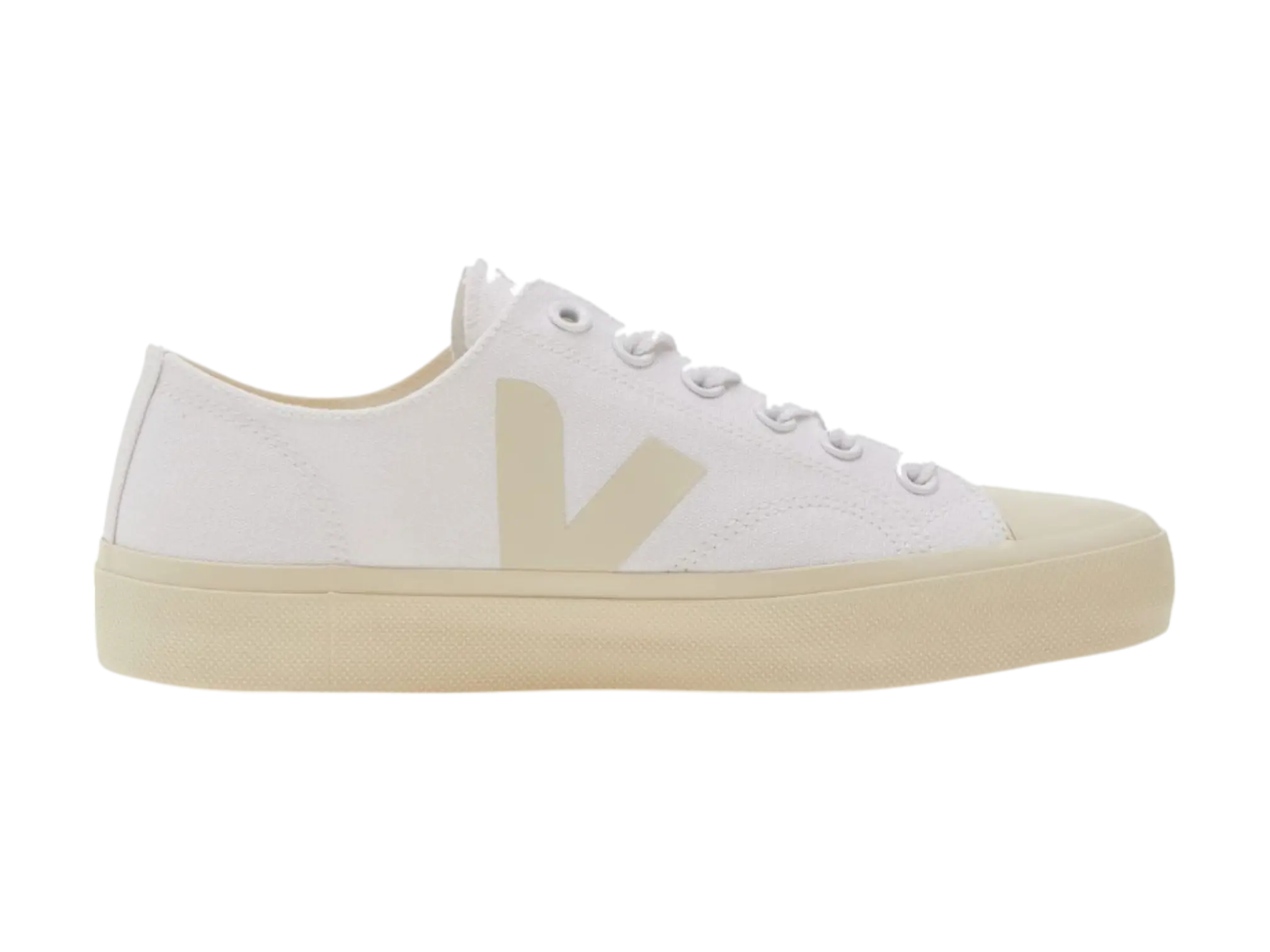 Veja Wata II Low PL0101401A Sneakers Women's White Pierre Canvas Comfort Shoes.