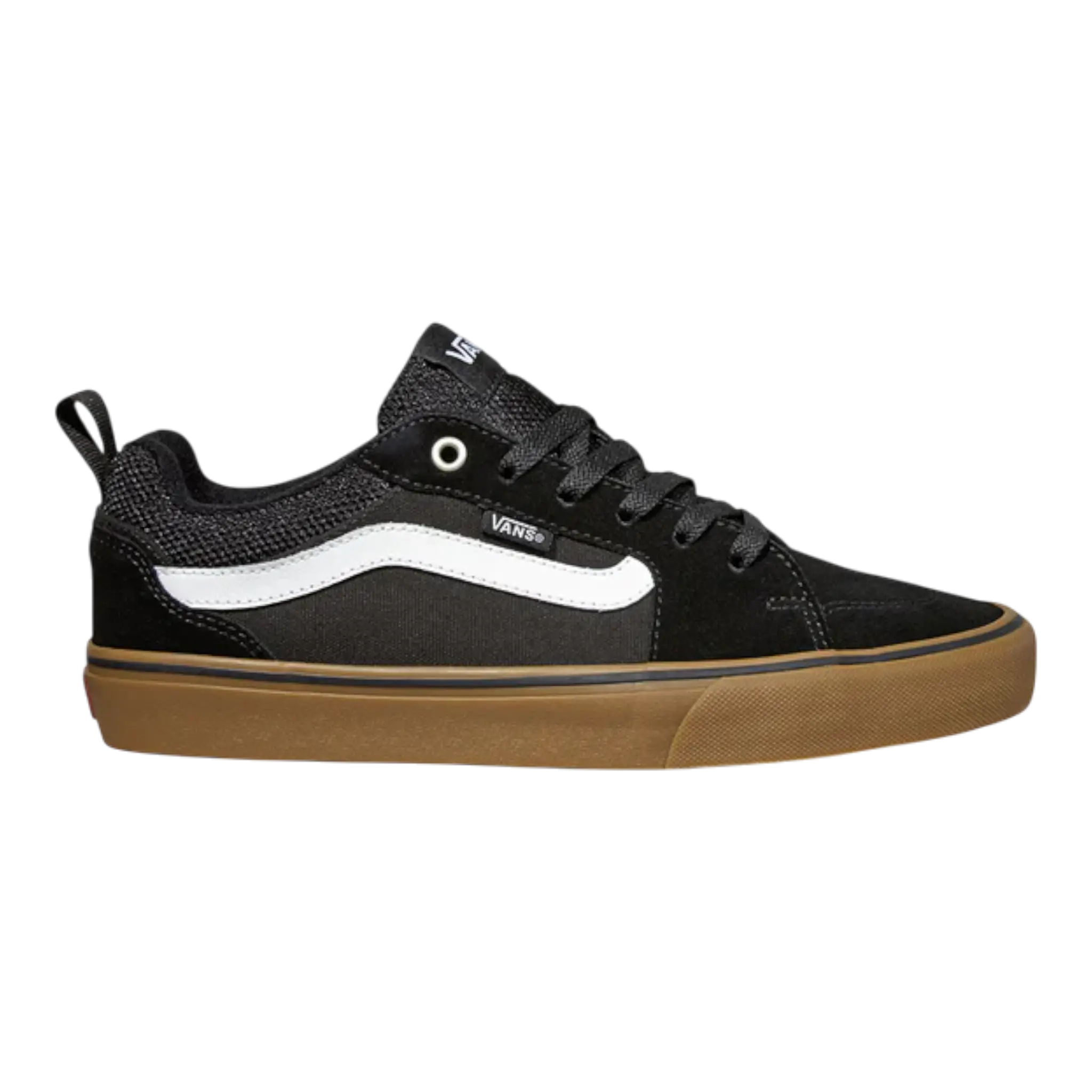Vans Men’s Ward Sneakers – Black/White Canvas Vans
