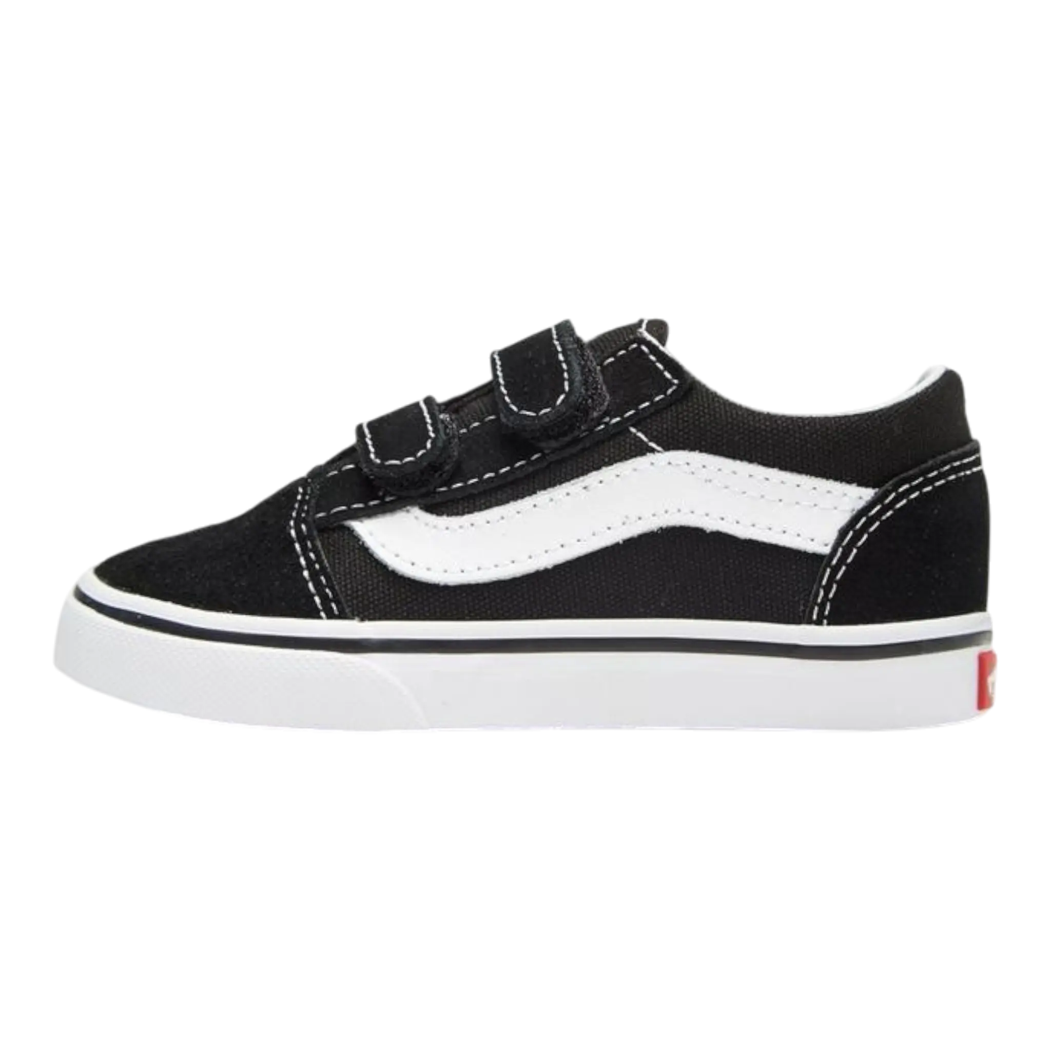Vans Toddler Old Skool V Sneakers – Black/White Vans