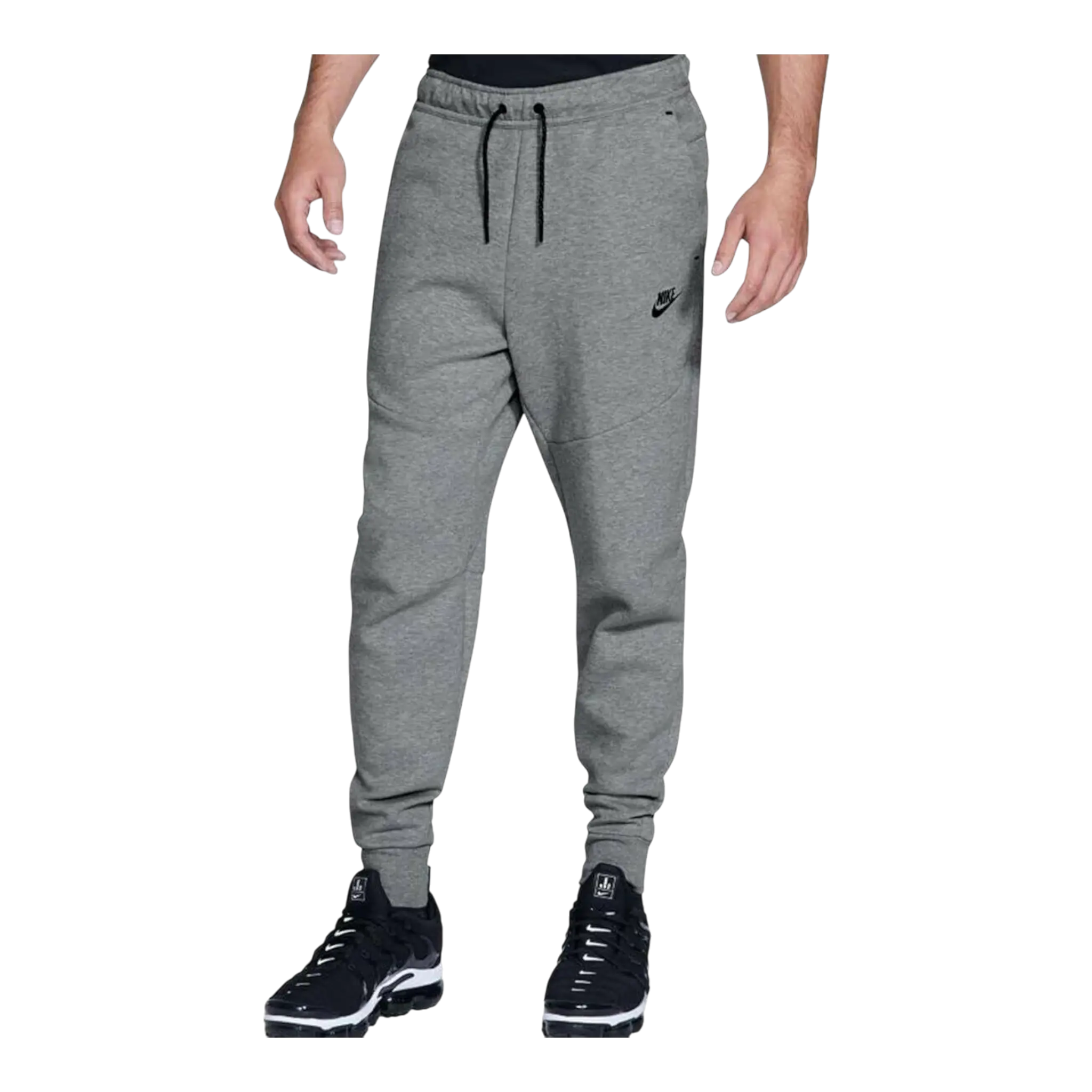 Nike Sportswear Tech Fleece Jogger Pant Men Gray Cotton Elastic Waist Nike