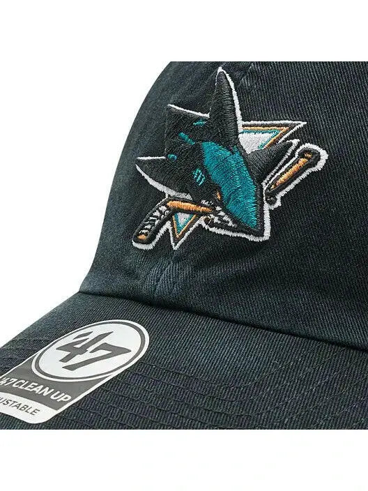 47 Brand Clean Up San Jose Sharks Adjustable Strapback.
