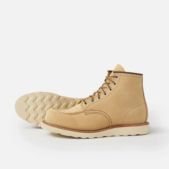 Red Wing Classic Moc 8833 Men's Hawthorne Abilene Leather 6" Lifestyle Boots.
