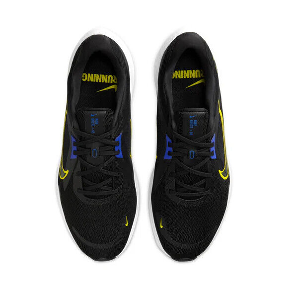 Nike Quest 5 Sneakers Men's Black Yellow White Low Top Running Shoes