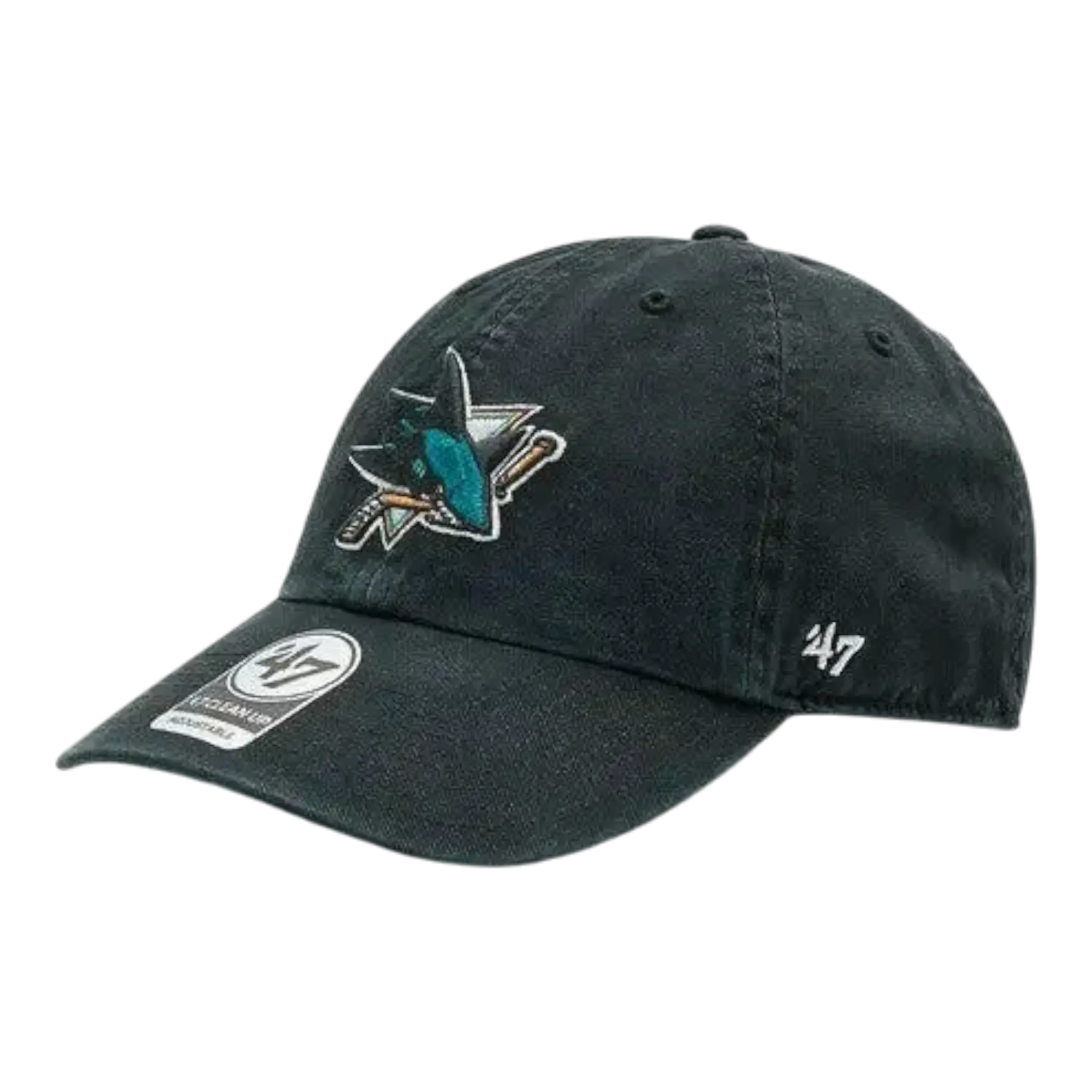 47 Brand Clean Up San Jose Sharks Adjustable Strapback 47 Brand