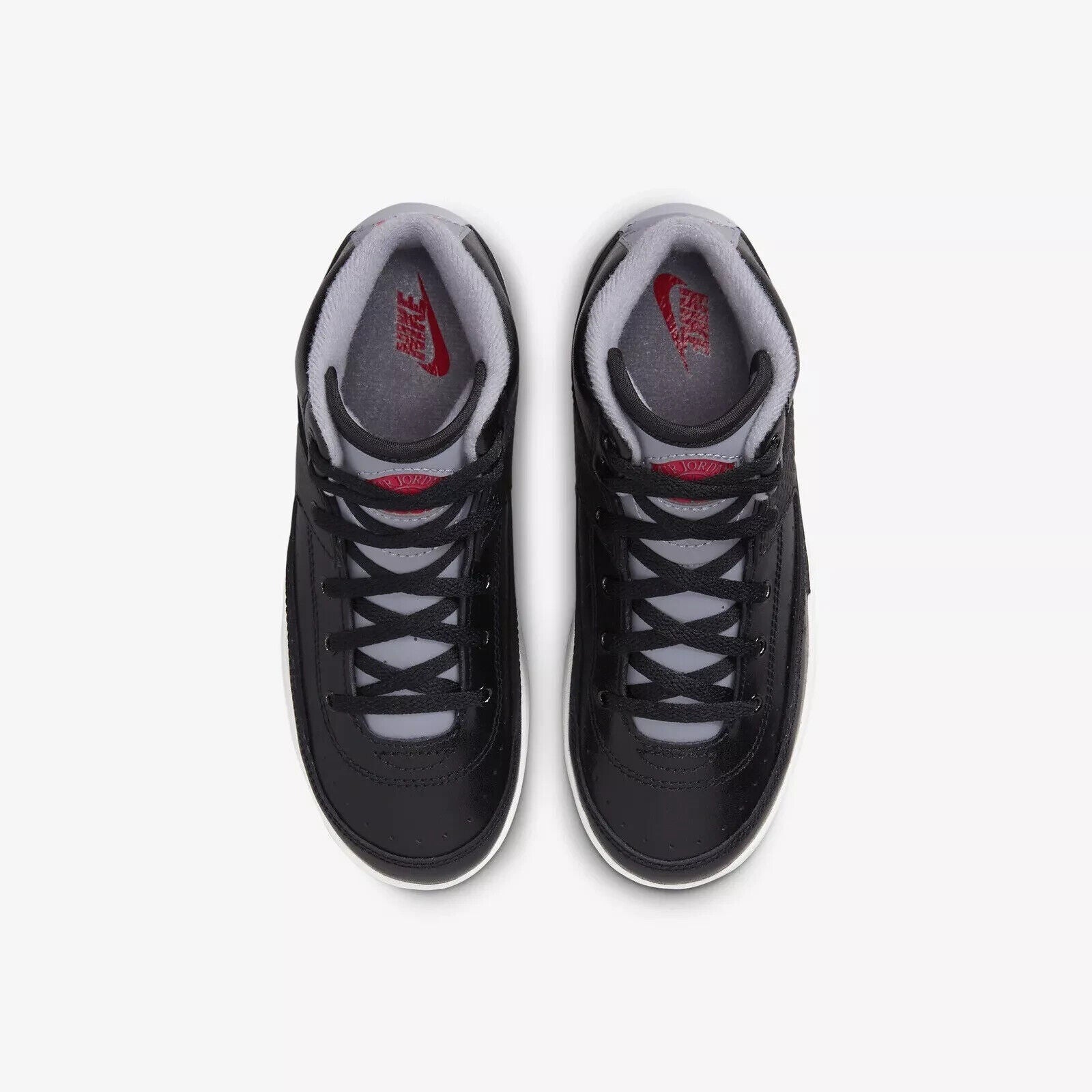 Nike Air Jordan 2 Retro Sneaker Kids 11 Black Cement Basketball Shoes