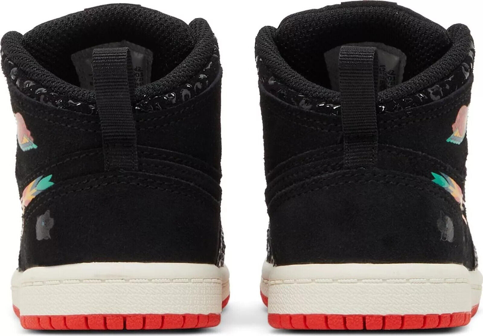 Nike Air Jordan 1 Mid SE 'Siempre Familia' Kids Black Sneaker Lace-up