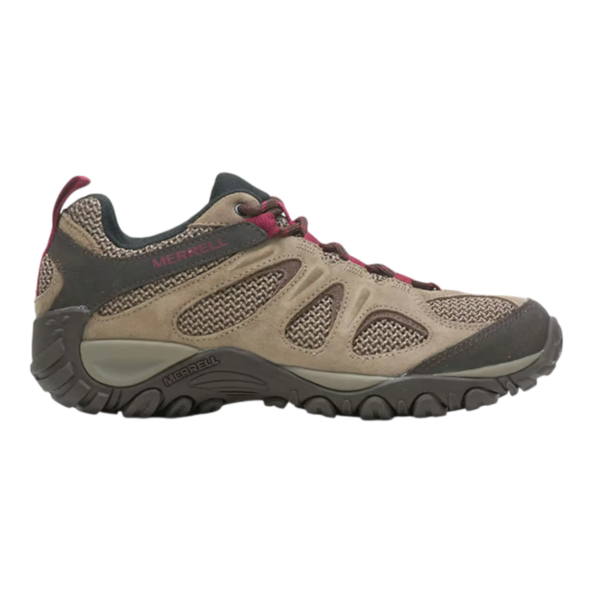Merrell Yokota 2 Women's Brindle Brown Suede Breathable Hiking Shoes Merrell