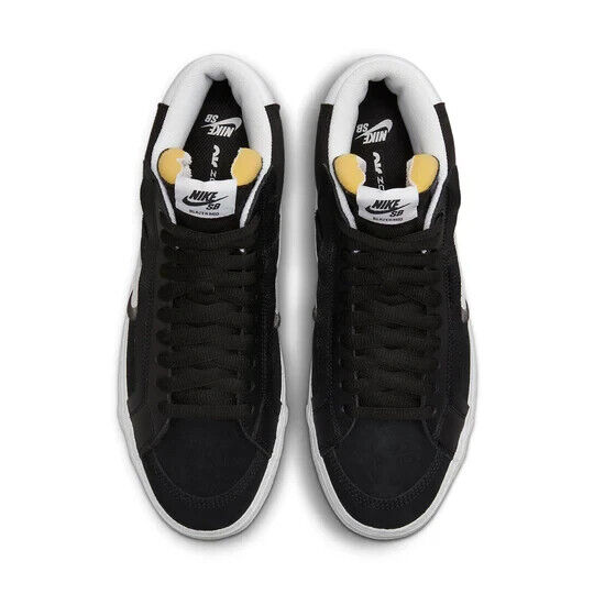 Nike Zoom Blazer Mid Premium SB Men's Black Leather Sneakers