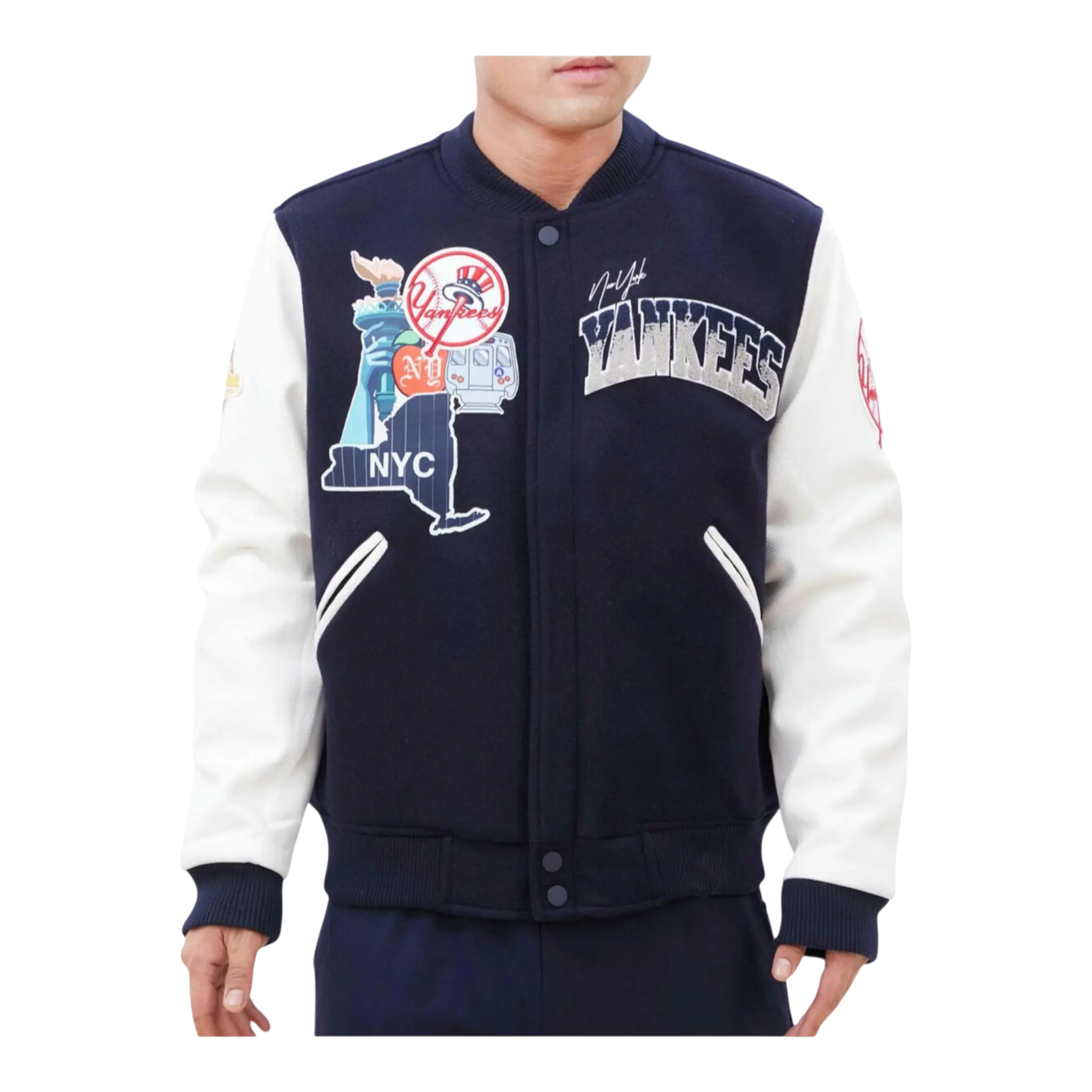 Pro Standard MLB New York Yankees Home Town Varsity Men's Jacket Pro Standard