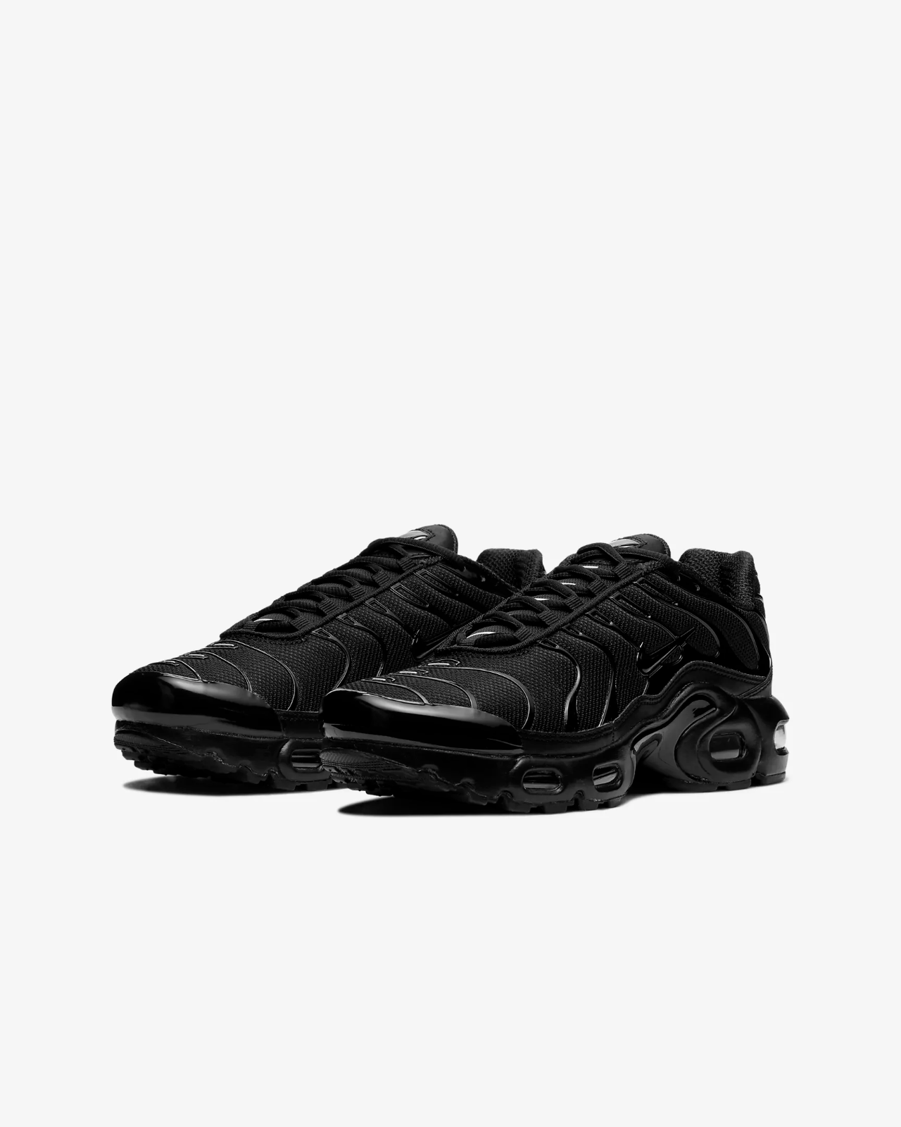 Nike Air Max Plus Sneakers Big Kids Black Running Shoes