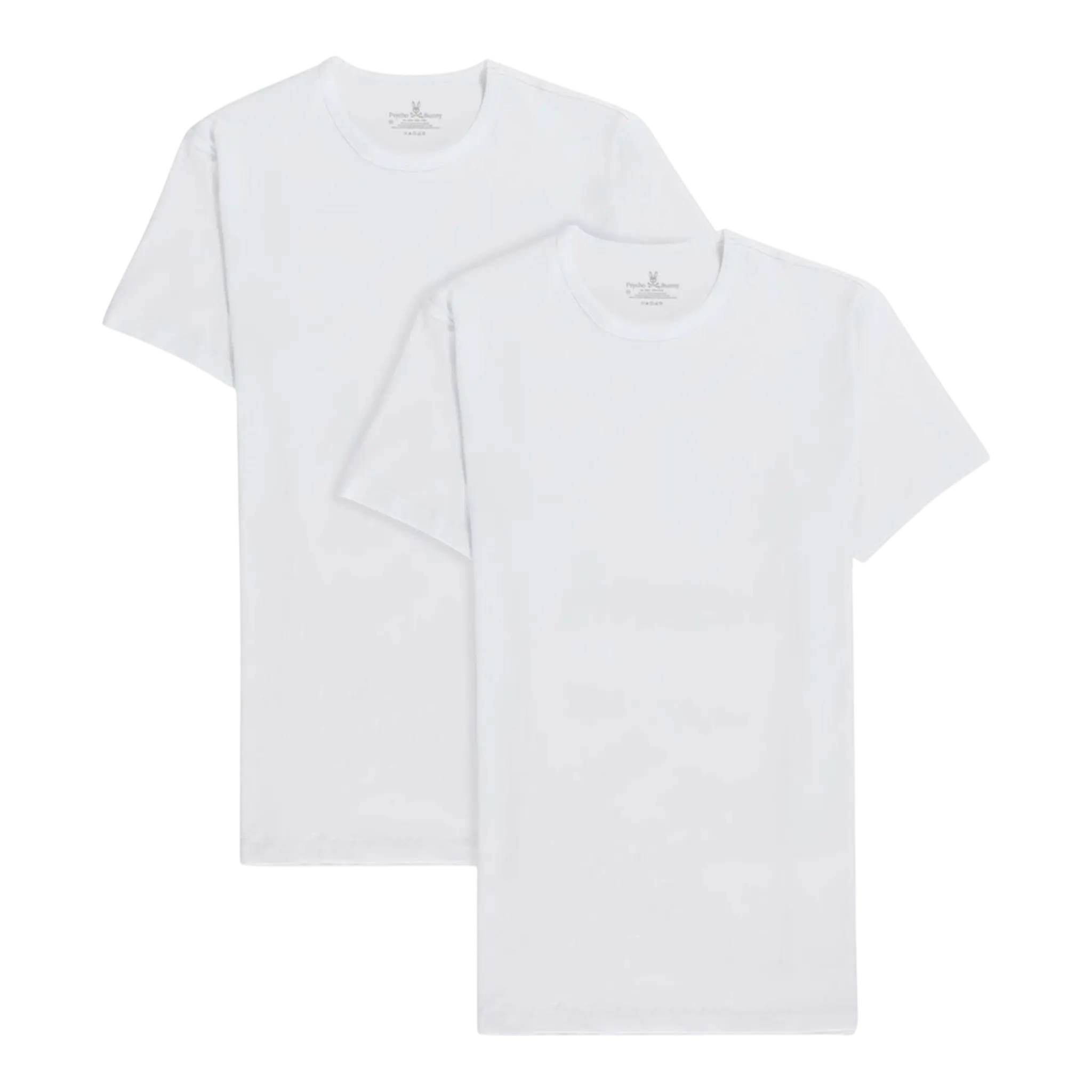 Psycho Bunny Crew Neck Tee Men's Undershirt 2-Pack Psycho Bunny