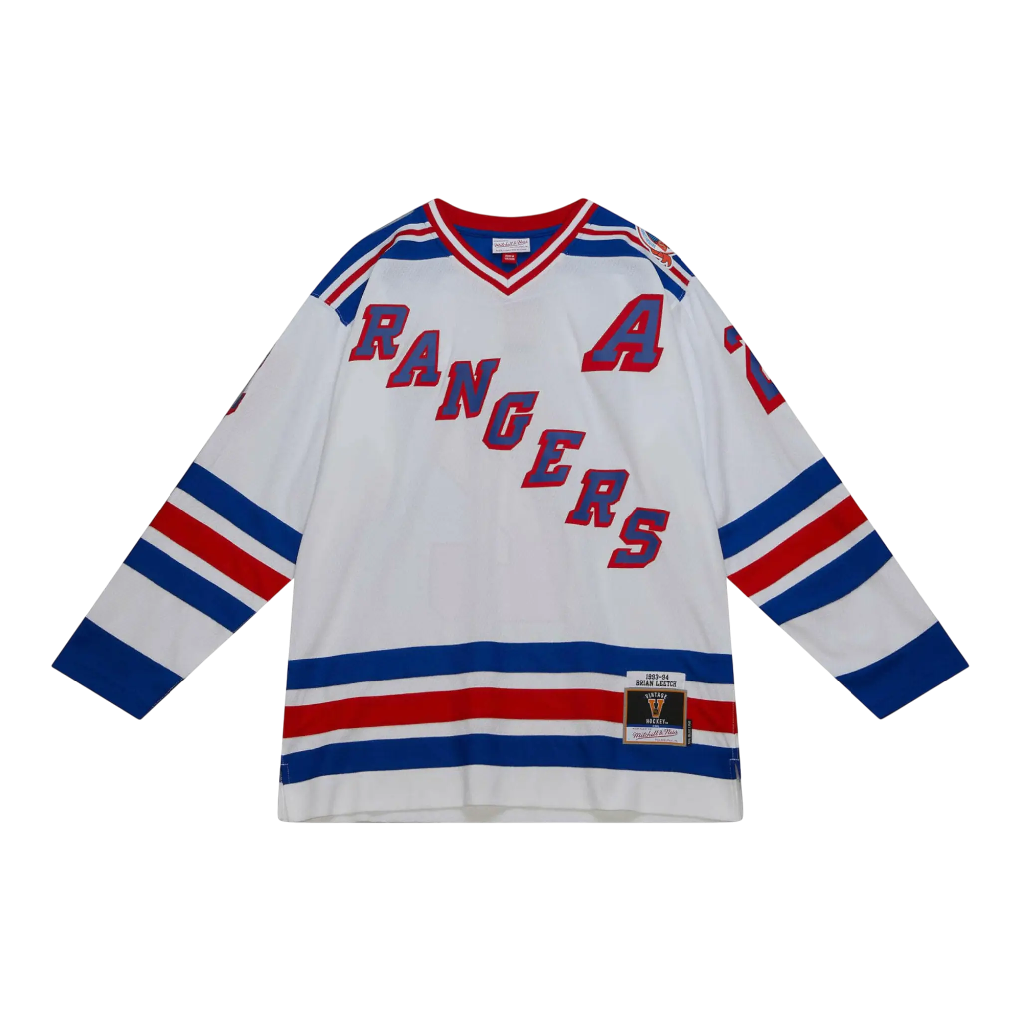 Mitchell & Ness Blue Line Brian Leetch New York Rangers 1993 Jersey Mitchell & Ness