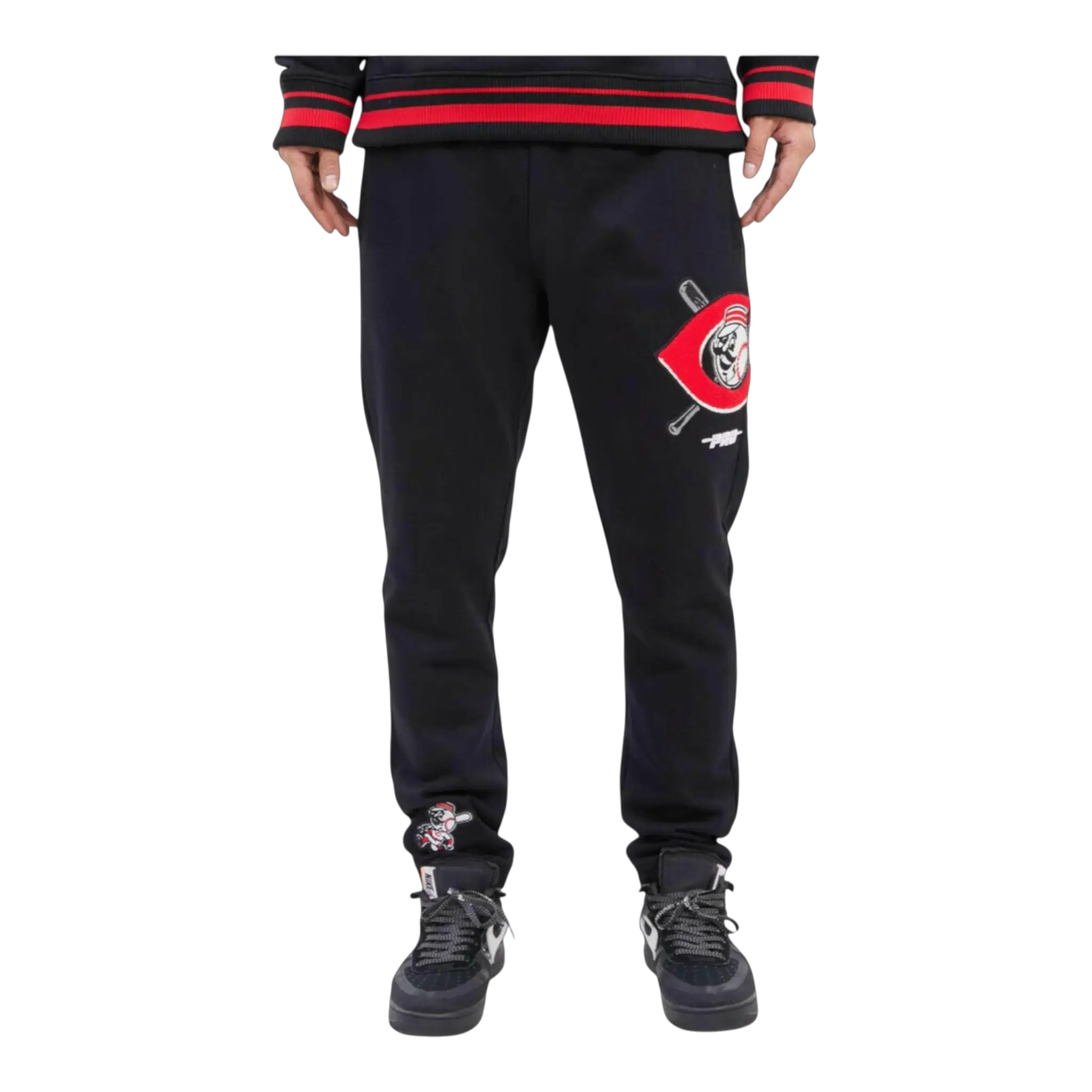 Pro Standard MLB Cincinnati Reds Mash Up Logo Men's Sweatpants Pro Standard