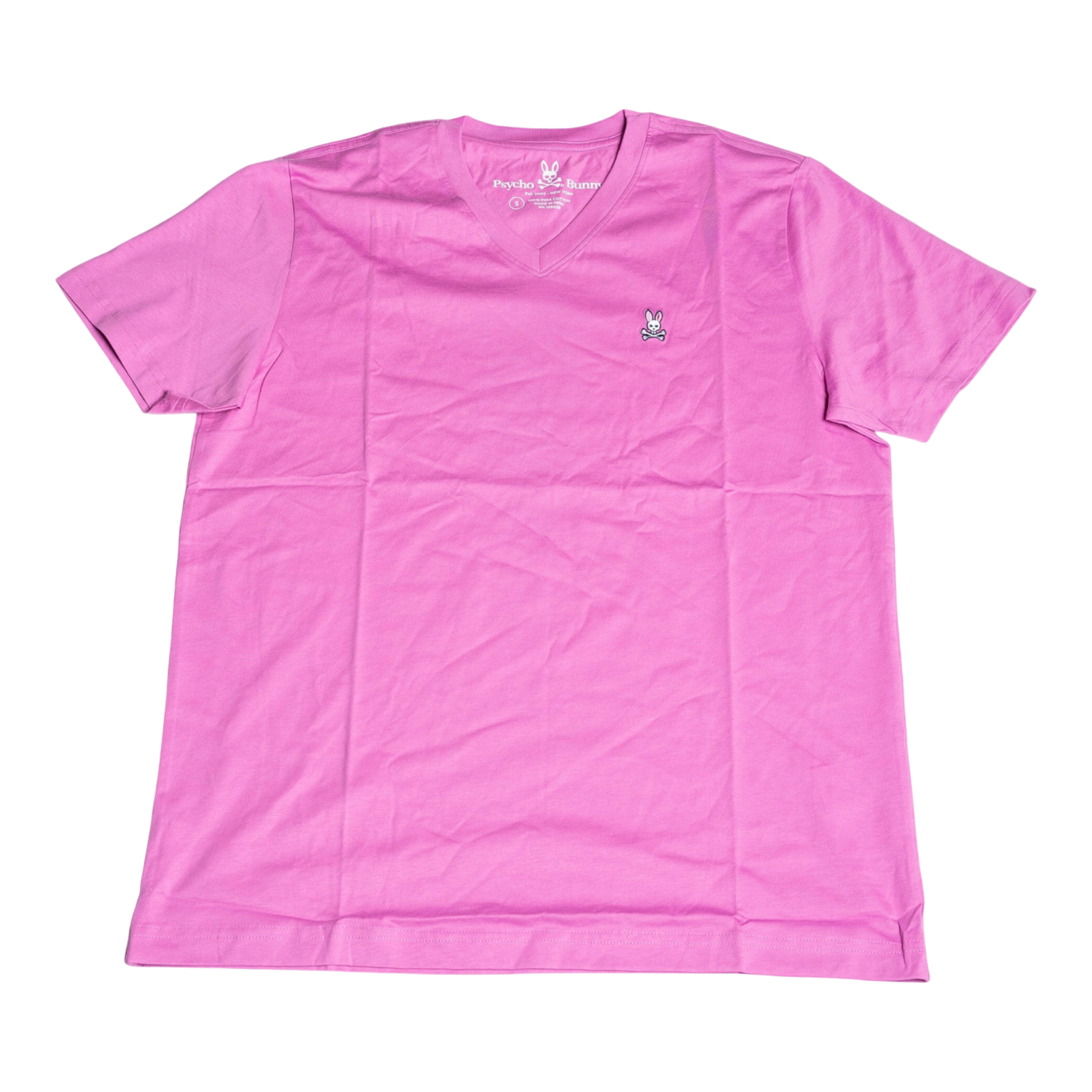 Psycho Bunny Classic V-Neck Men's Tee Shirt Psycho Bunny
