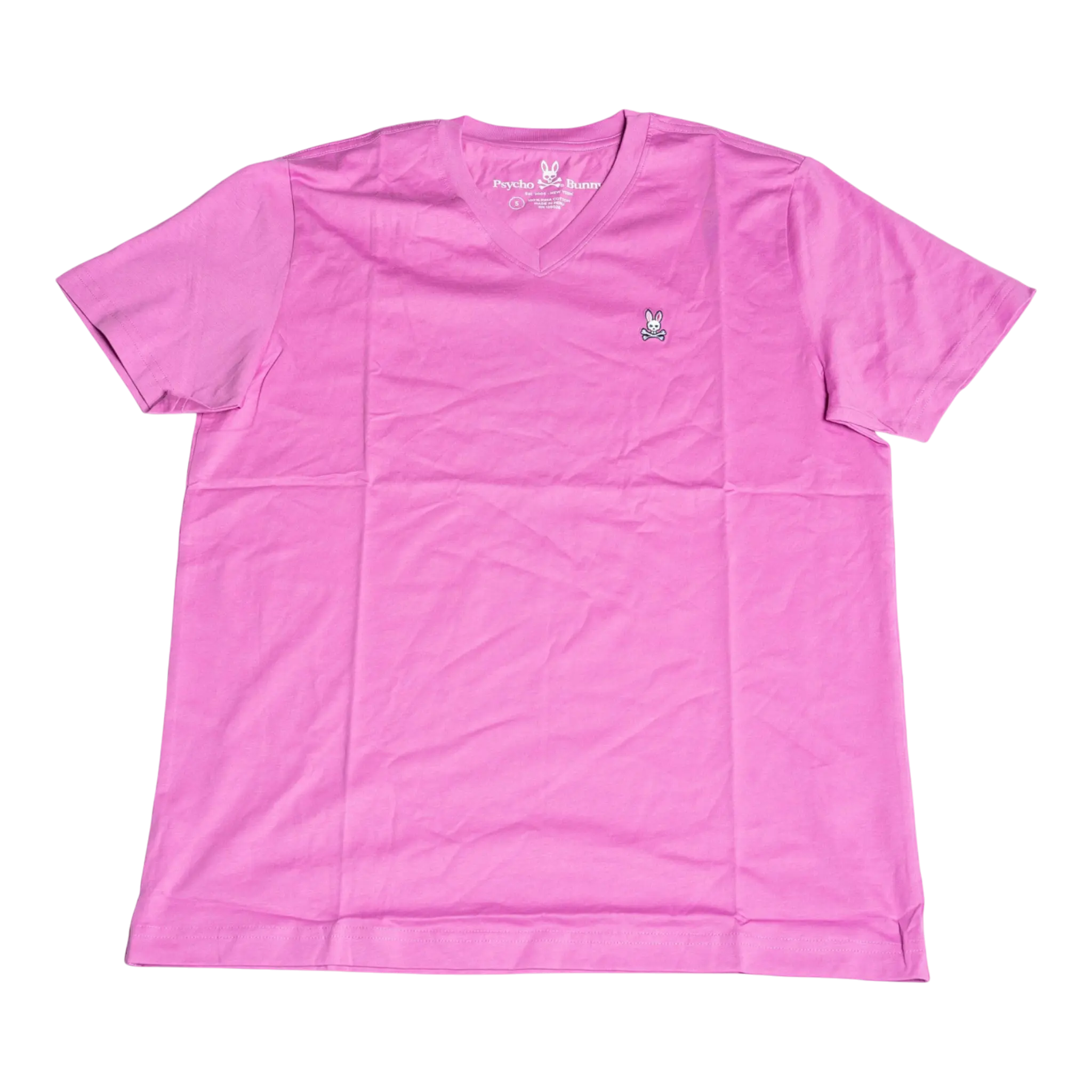 Psycho Bunny Classic V-Neck Men's Tee Shirt Psycho Bunny