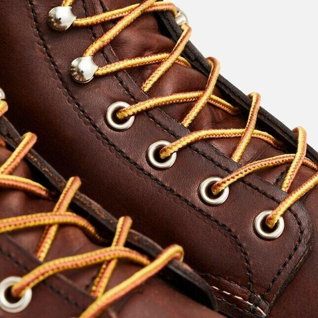 Iron Ranger Traction Tred 8088 Men's Brown Leather Cap Toe 6-Inch Ankle Boots.