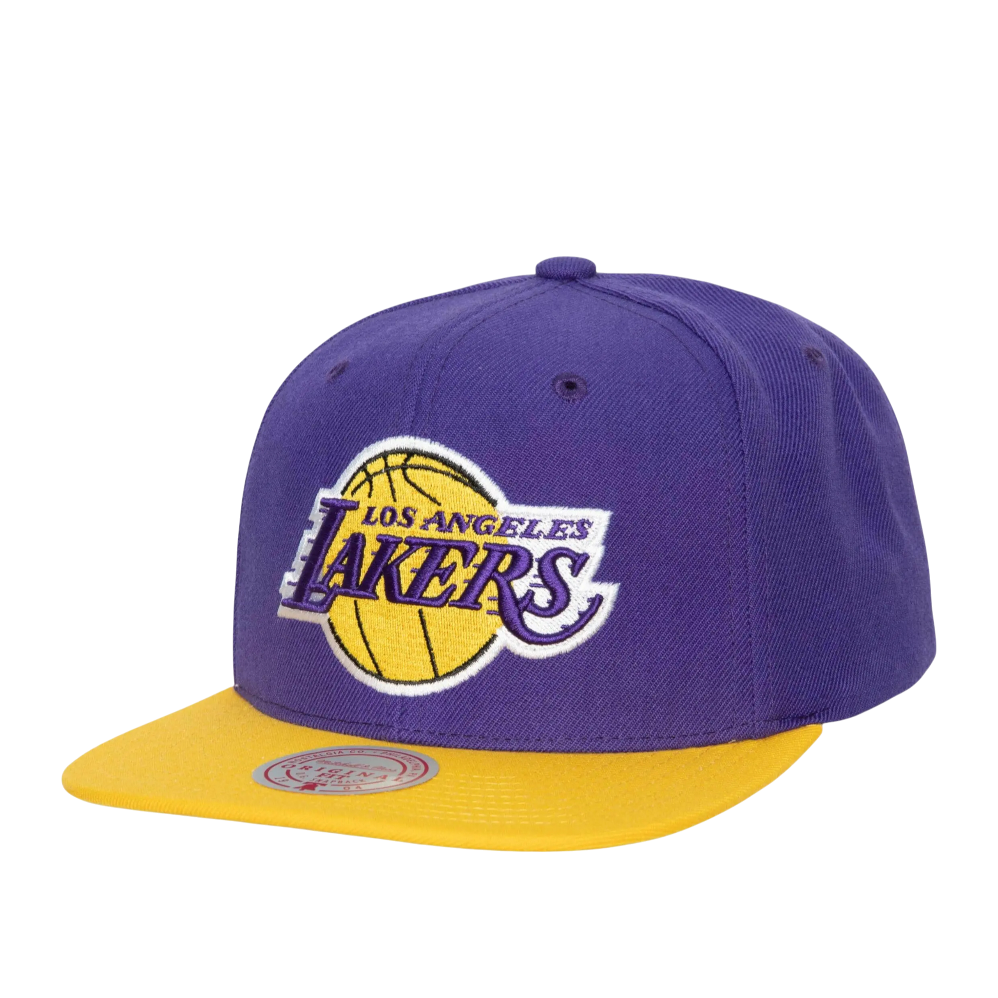 Mitchell & Ness NBA Los Angeles Lakers Team 2 Tone 2.0 Snapback Hat Mitchell & Ness