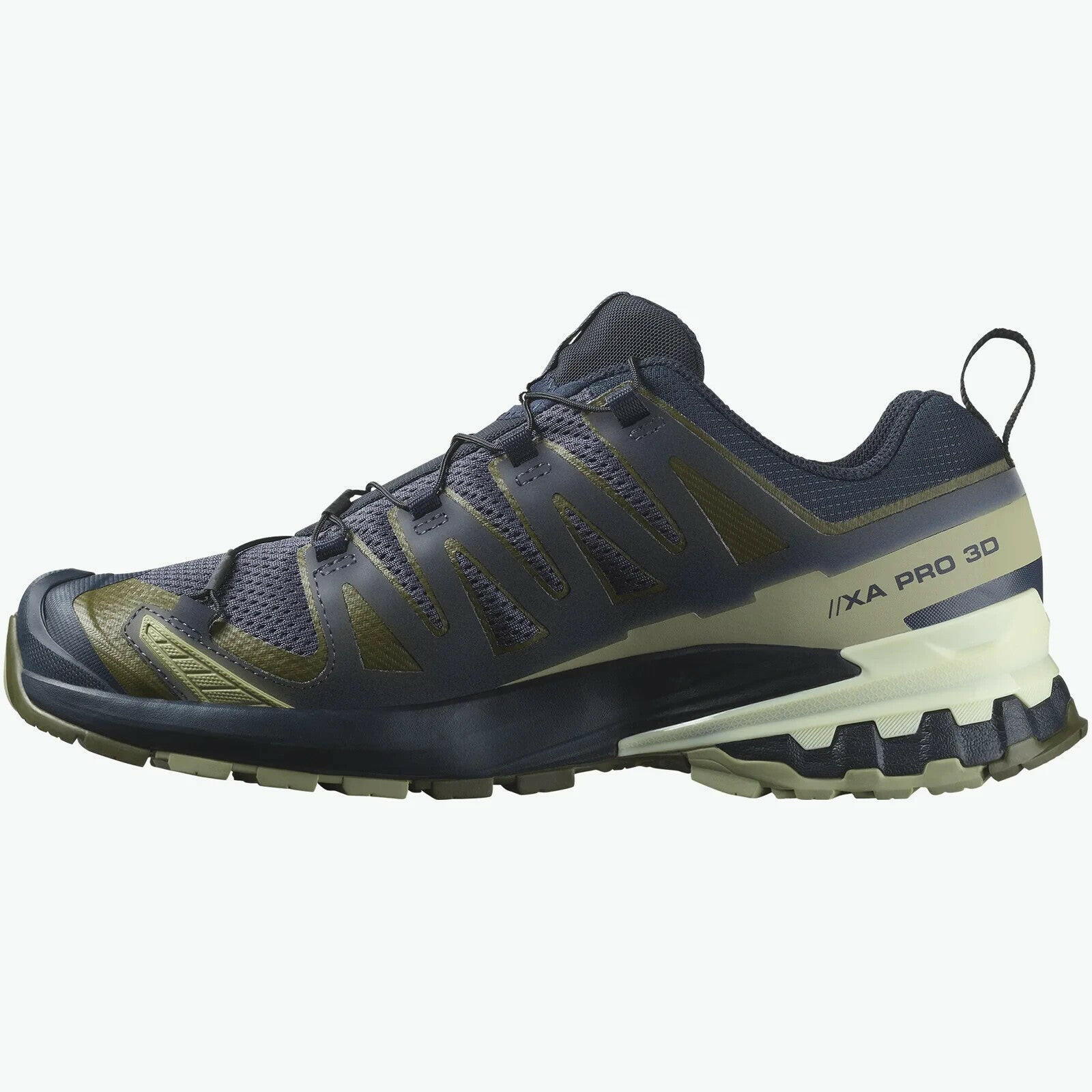 Salomon XA PRO 3D V9 474675 Sneakers Men Black Green Low Top Trail Running Shoes.