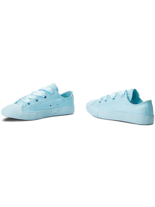 Converse Ctas Big Eyelets Ox Sneakers Kids Blue Low Top Skate Shoes