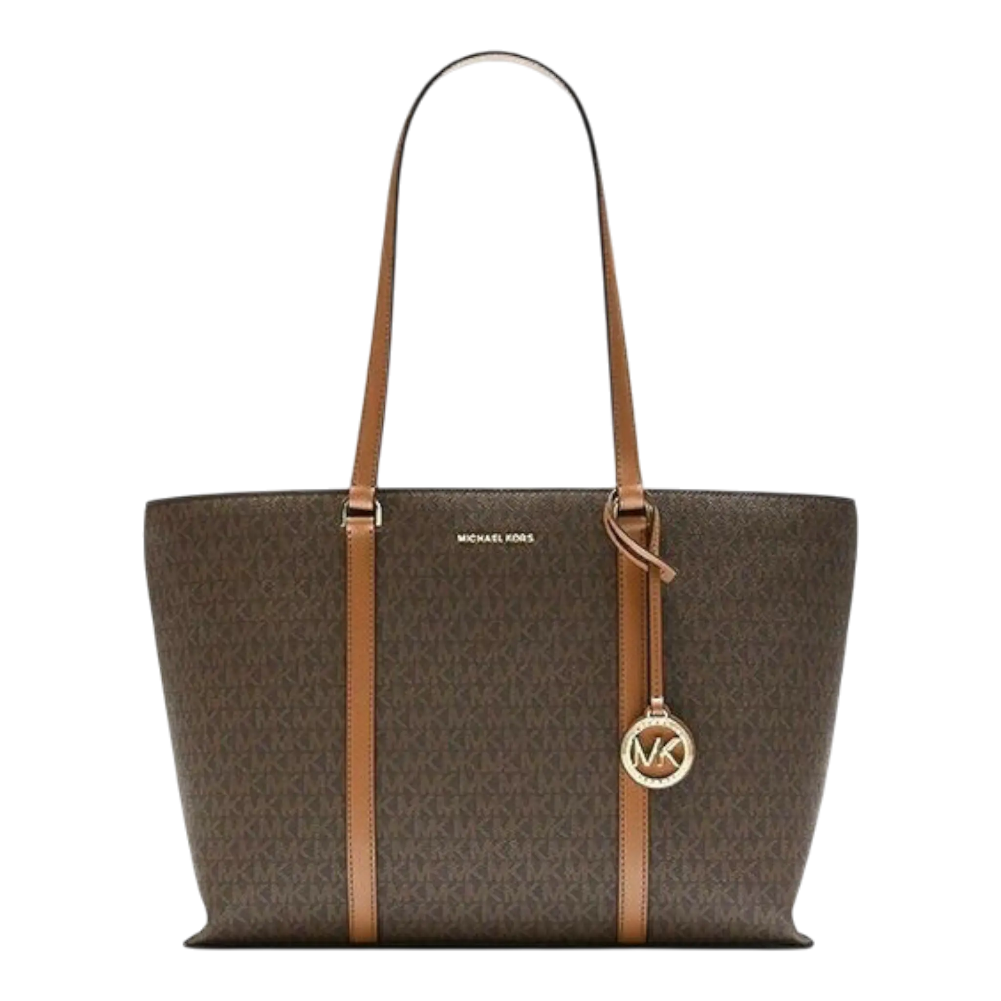 Michael Kors Temple Tote Bag Women's Large Brown Shoulder Bag Michael Kors